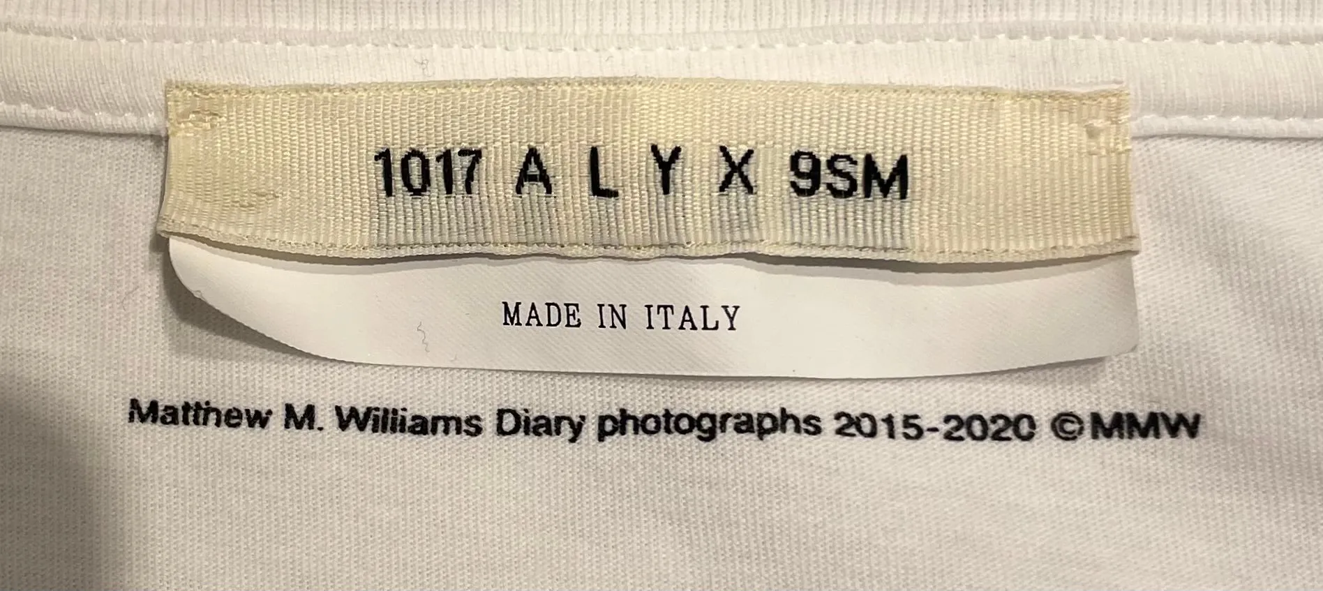 1017 ALYX 9SM(ALYX)/LS T-Shirt/M/Cotton/WHT/Graphic/SMILE