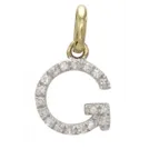 14k Gold and Diamond Initial Necklace