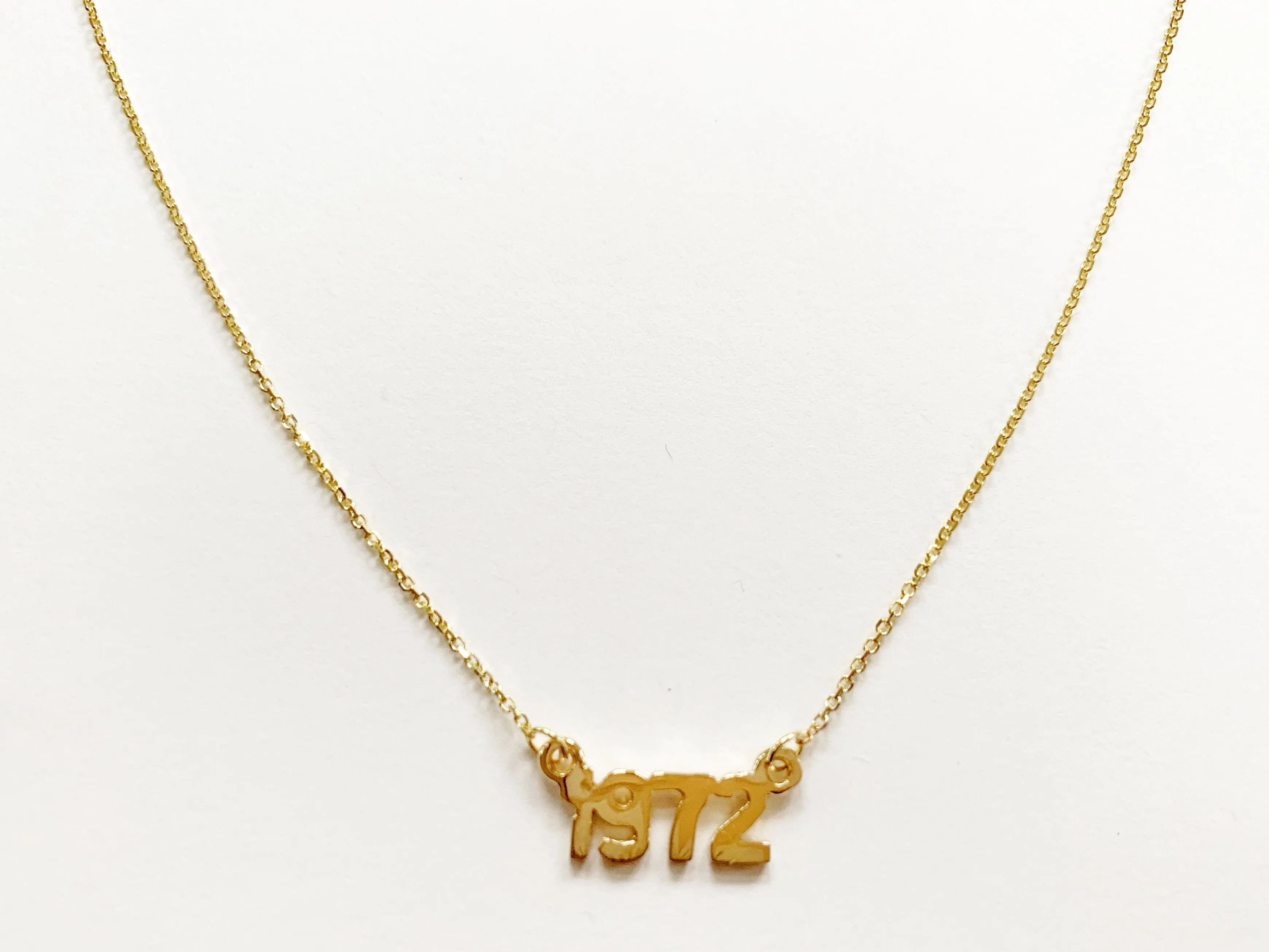 14K Yellow Gold 1972 Necklace