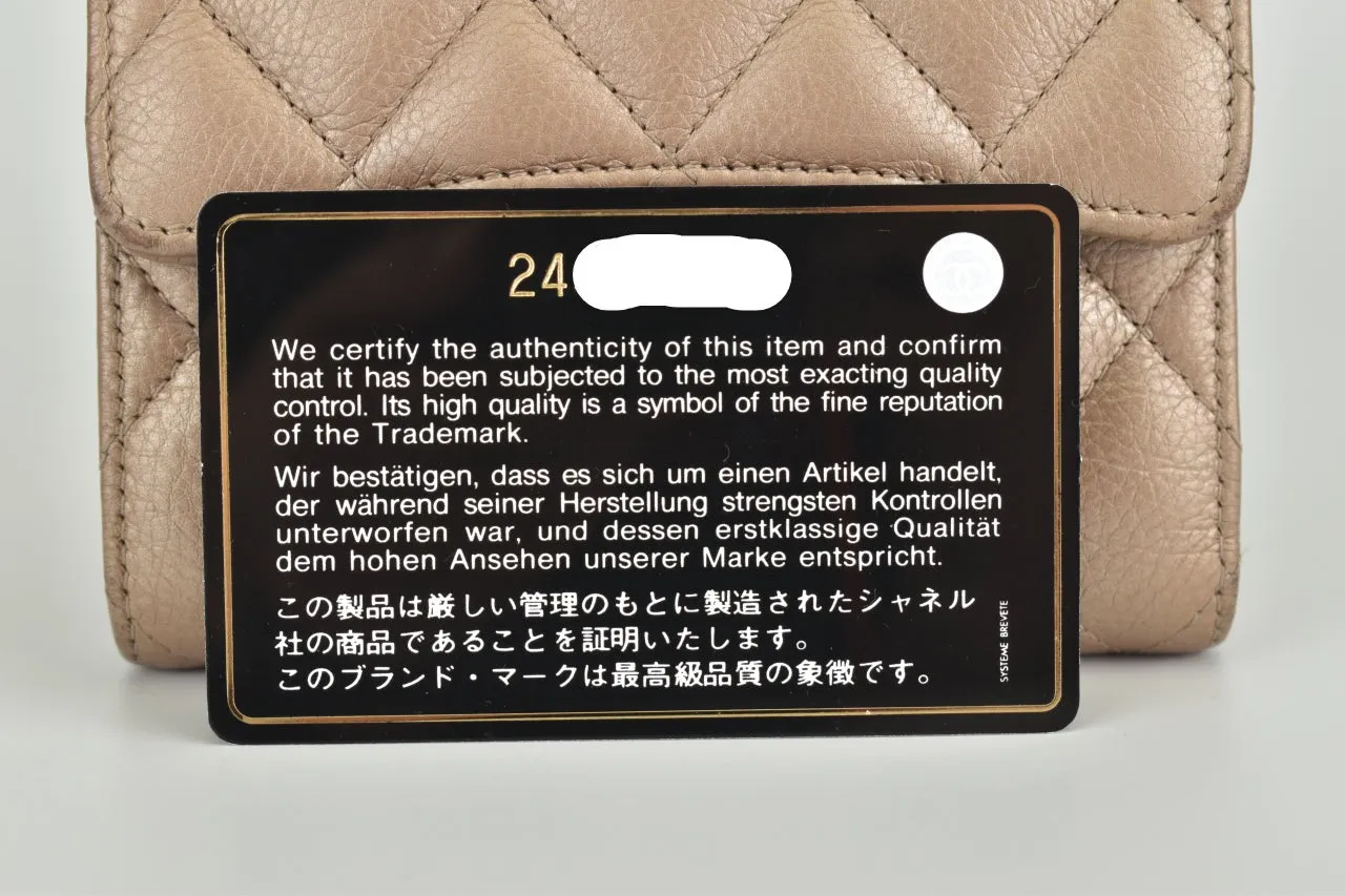 17A A80832 Small Gold Reissue 2.55 Wallet