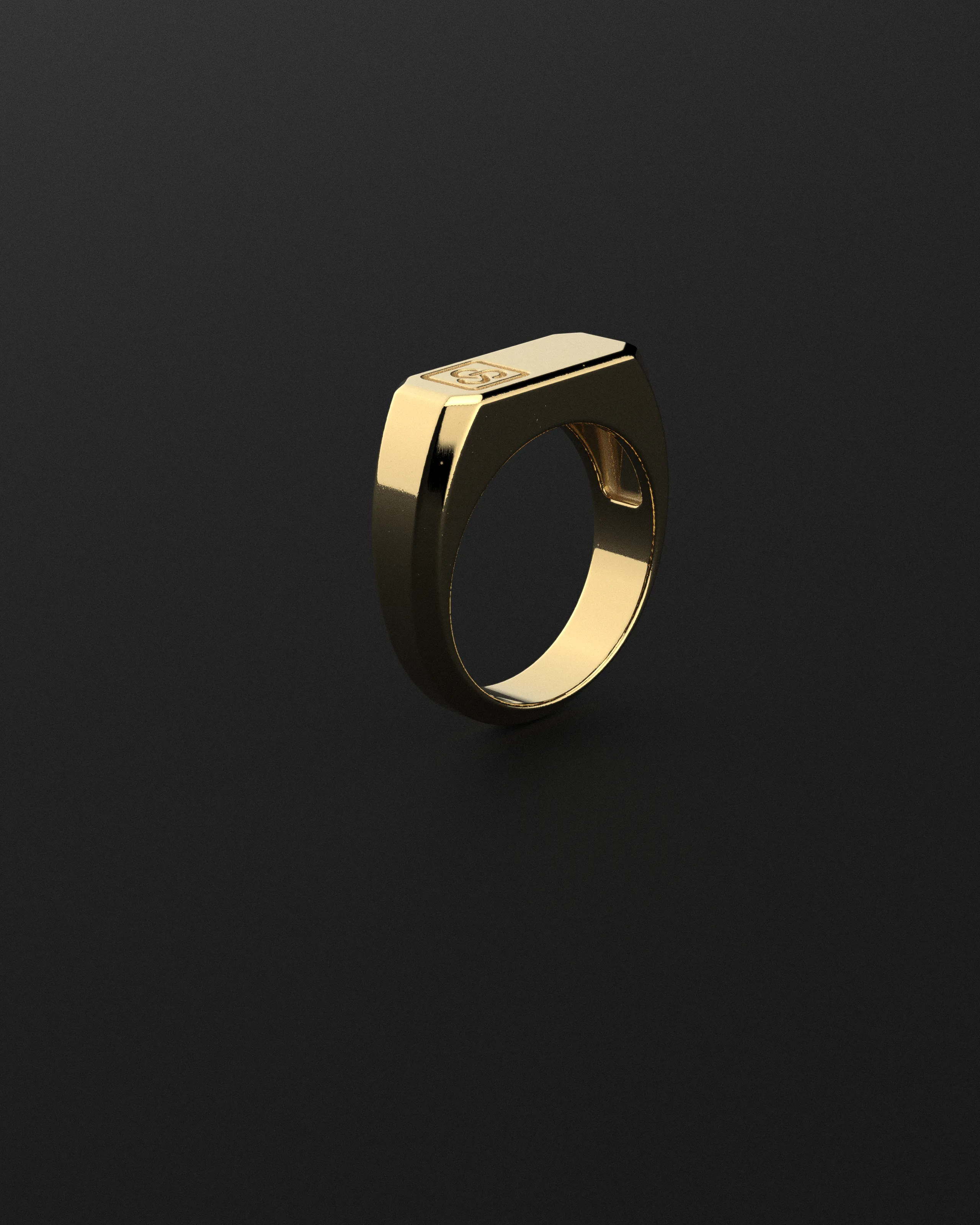 18K Solid Gold Ring | Signature