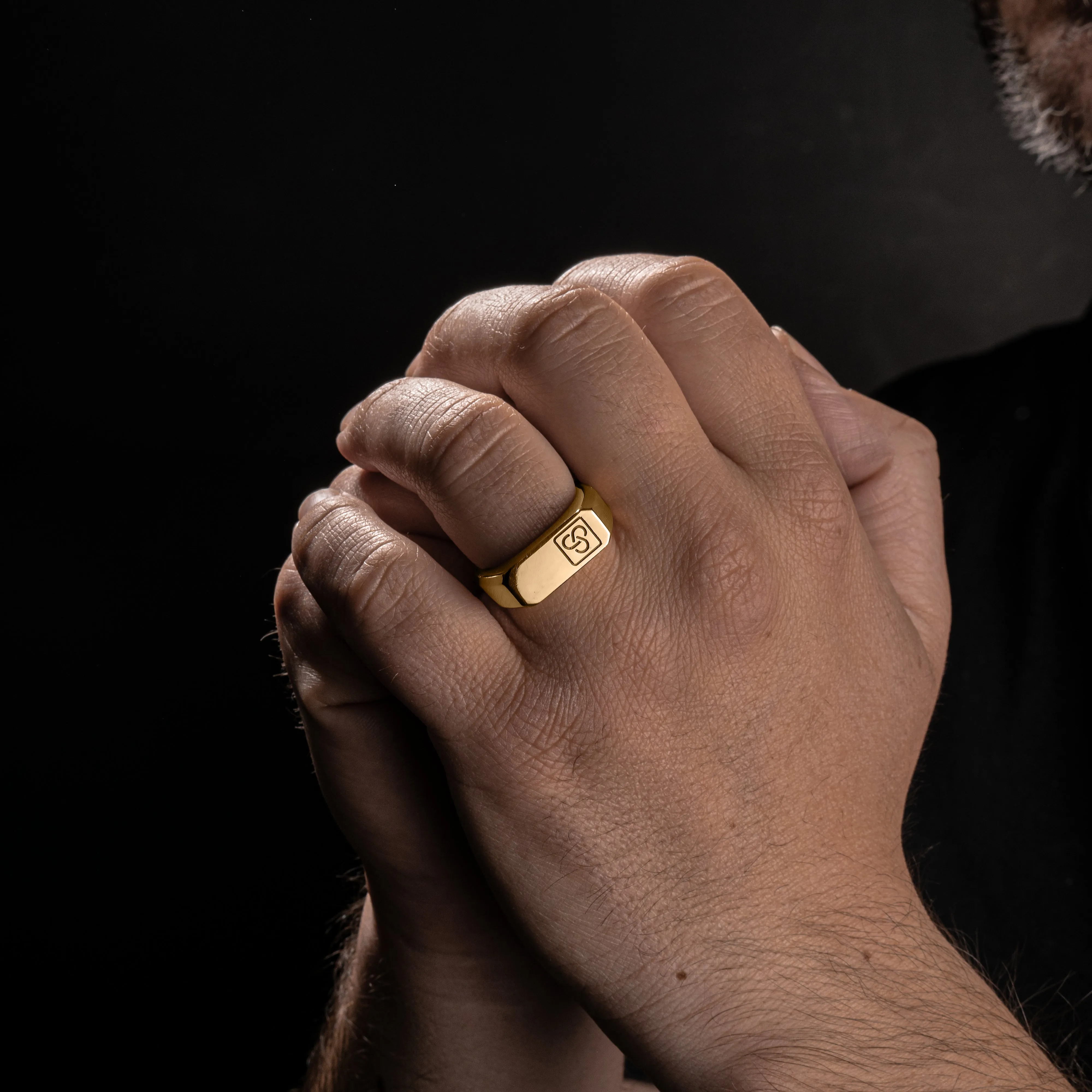 18K Solid Gold Ring | Signature