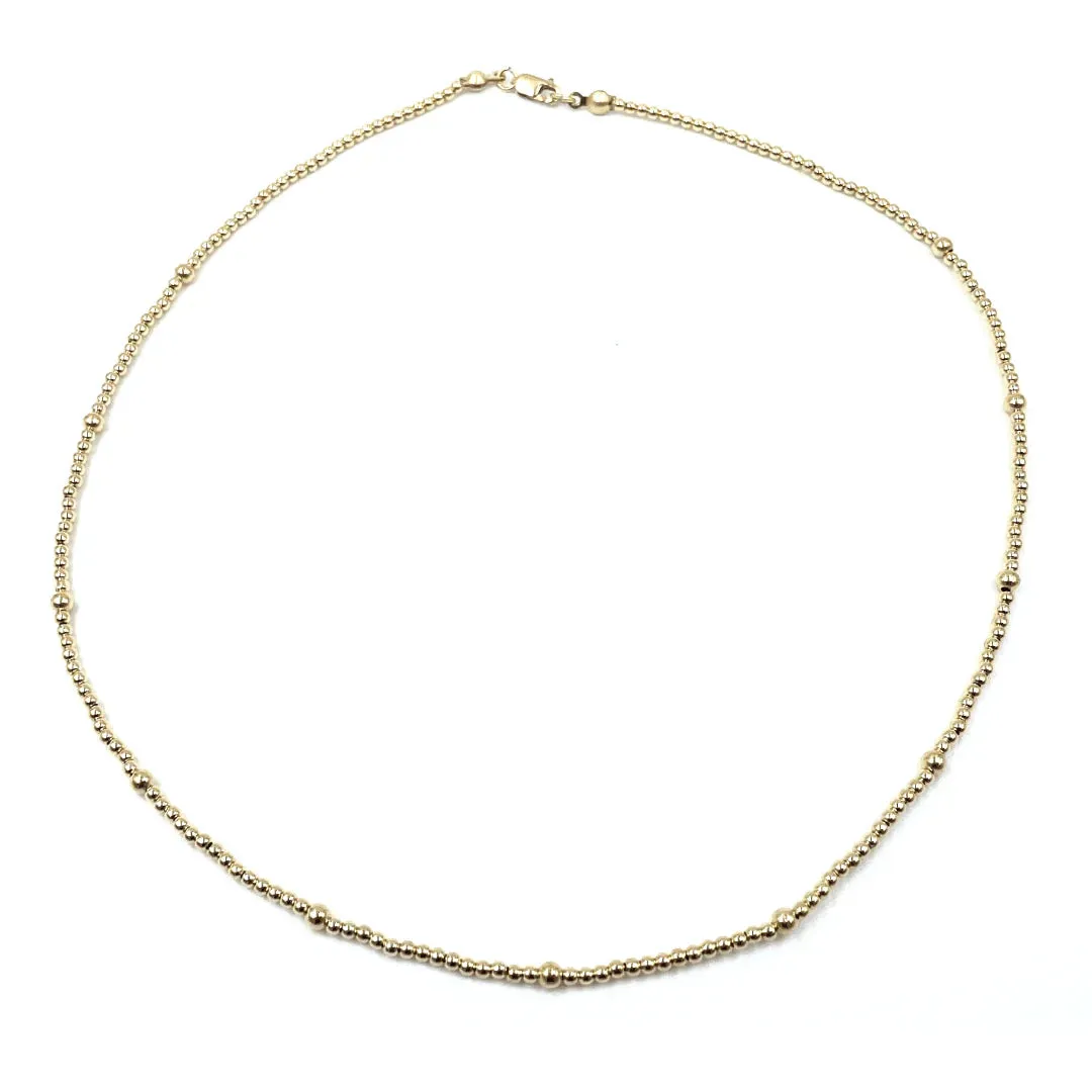 2MM 14K GOLD FILLED WATERPROOF NECKLACE