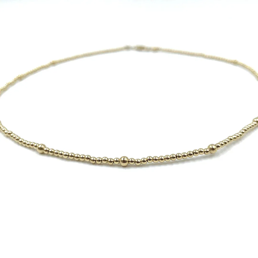 2MM 14K GOLD FILLED WATERPROOF NECKLACE