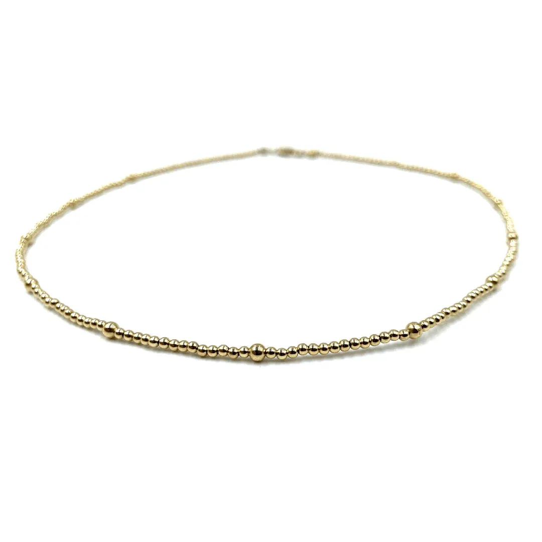 2MM 14K GOLD FILLED WATERPROOF NECKLACE