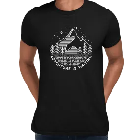 Adventure is Waiting Outdoor Minimal design T-shirt