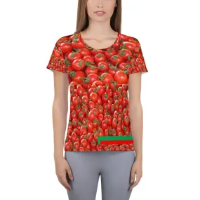 All-Over Print Women's Athletic T-shirt