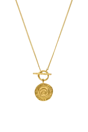 Allure Coin Necklace Gold