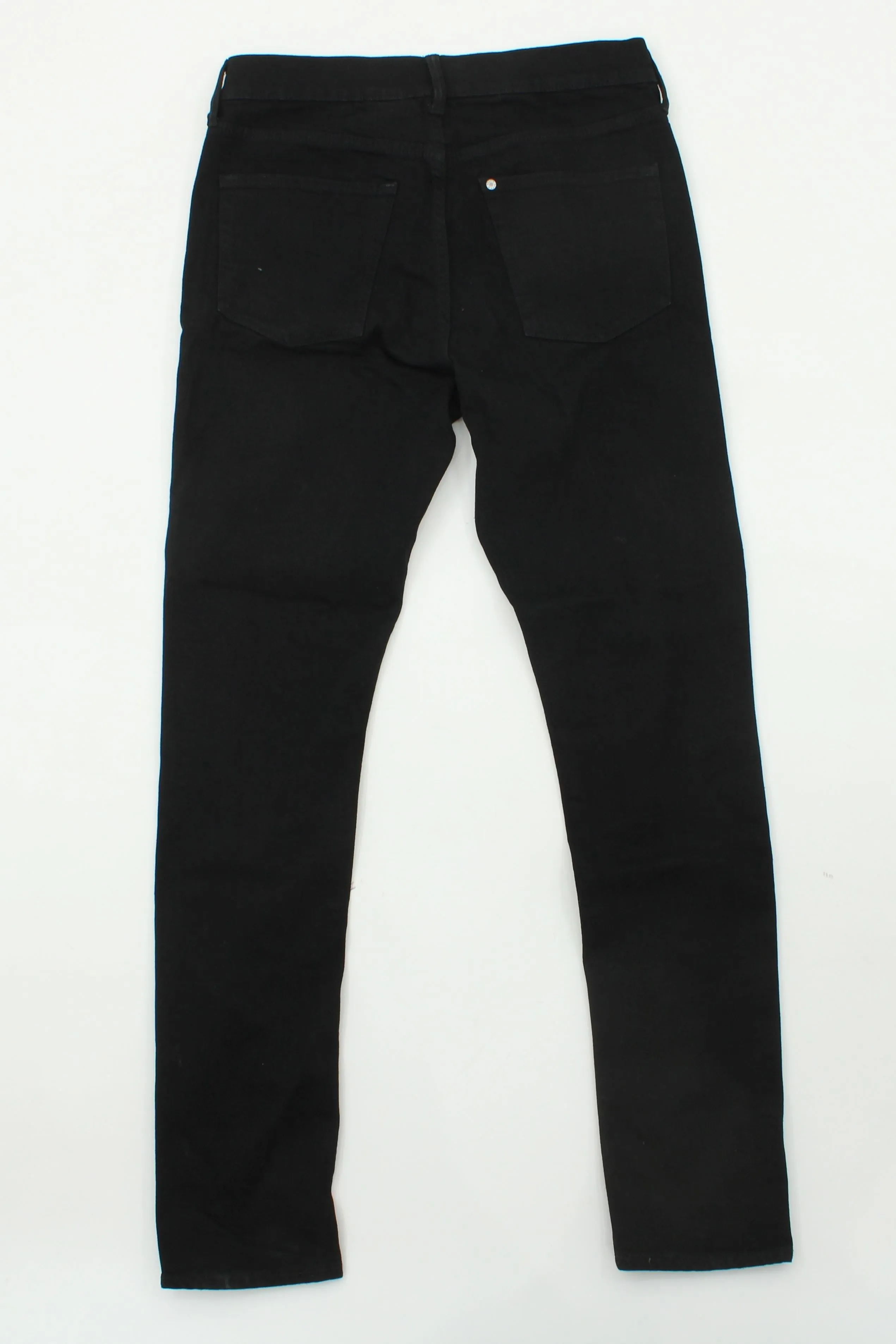 & Denim Women's Jeans W 33 in Black Cotton with Polyester