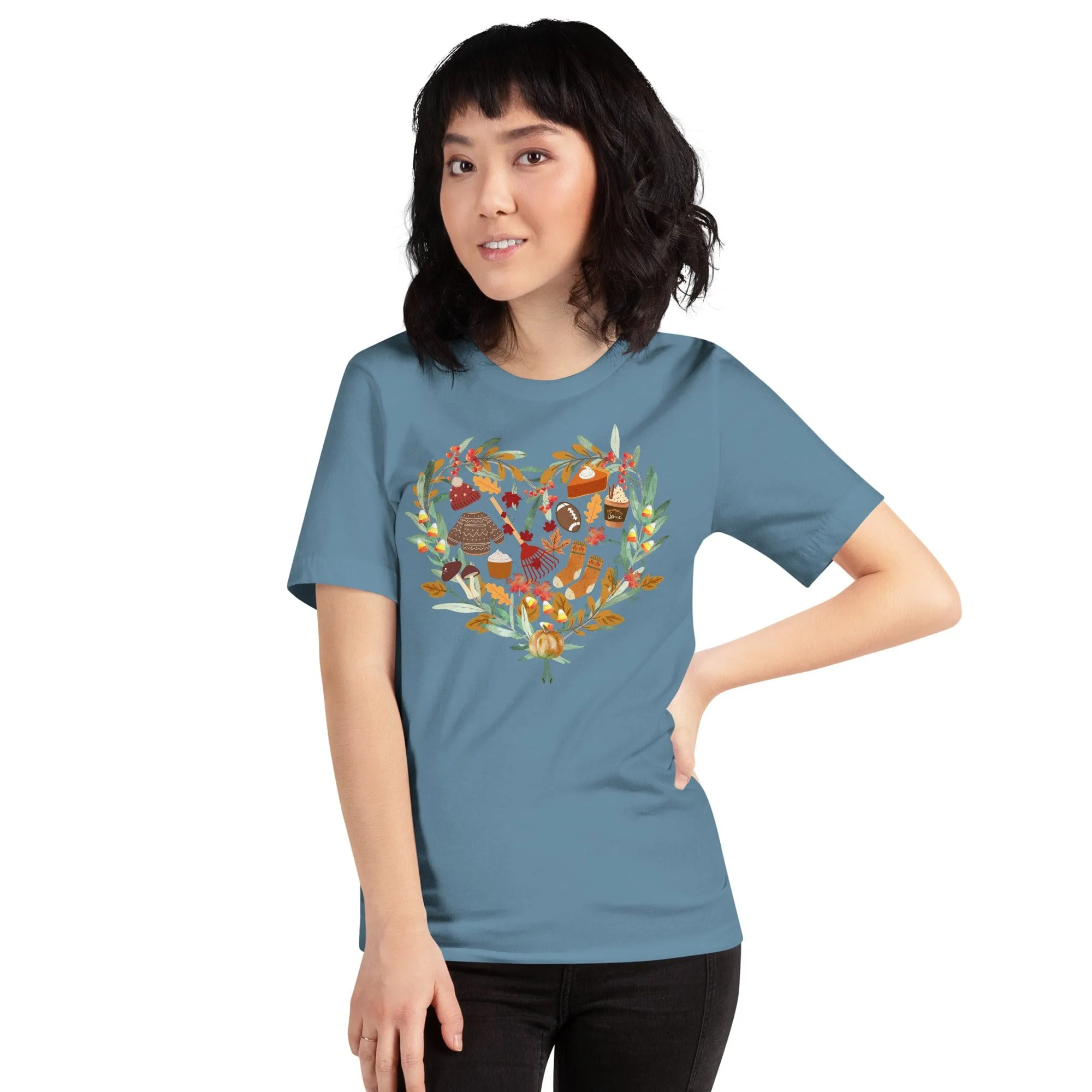 Autumn Medley T-Shirt Round Neck - XS-3XL