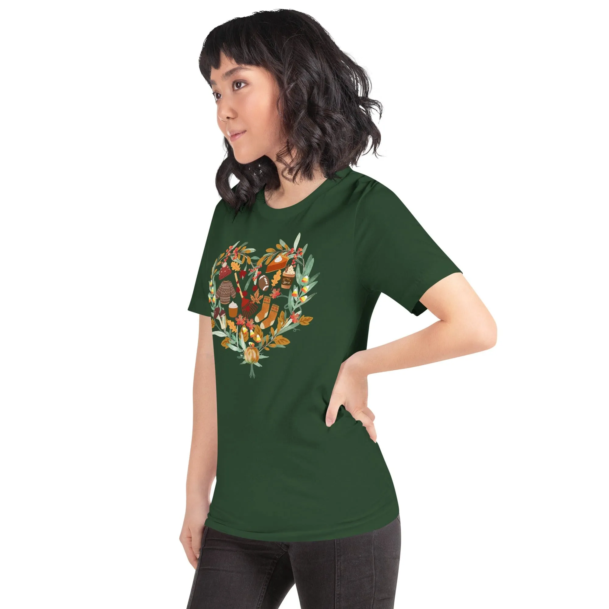 Autumn Medley T-Shirt Round Neck - XS-3XL