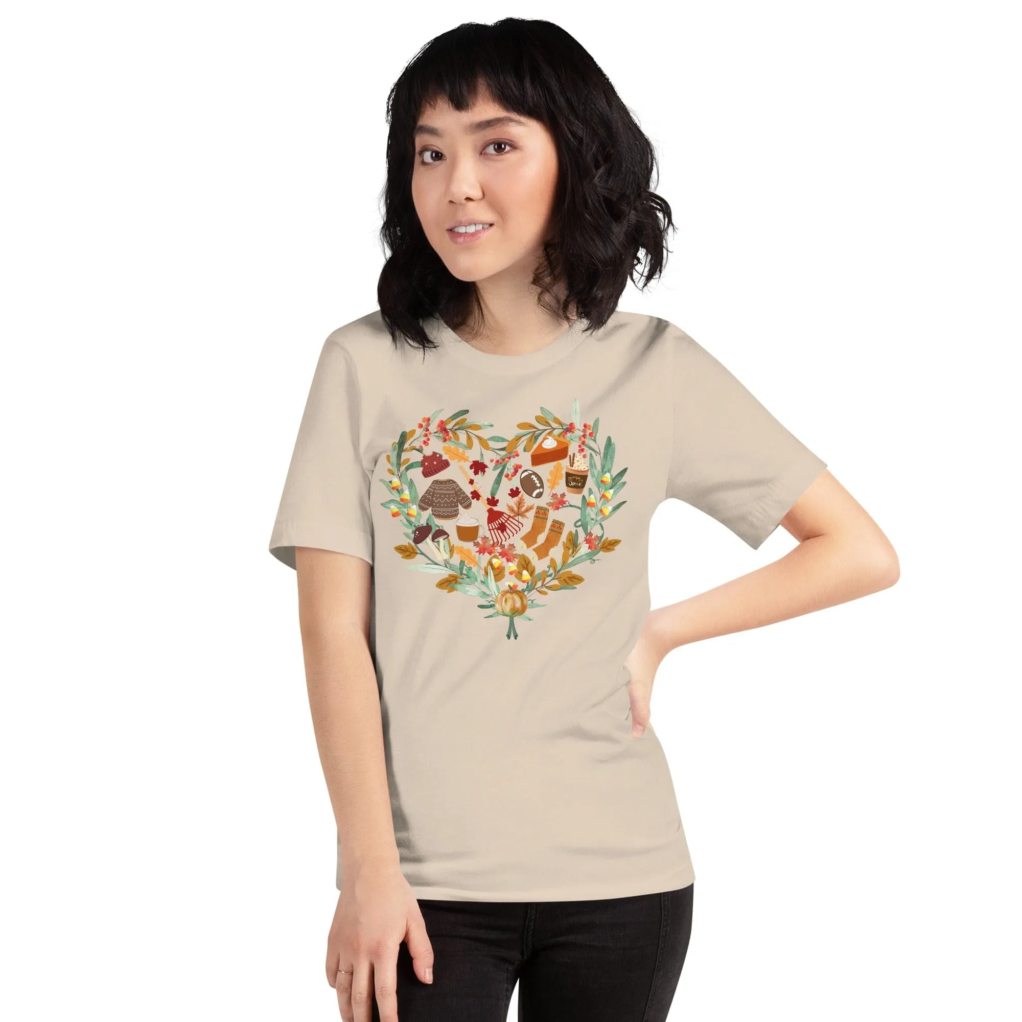 Autumn Medley T-Shirt Round Neck - XS-3XL