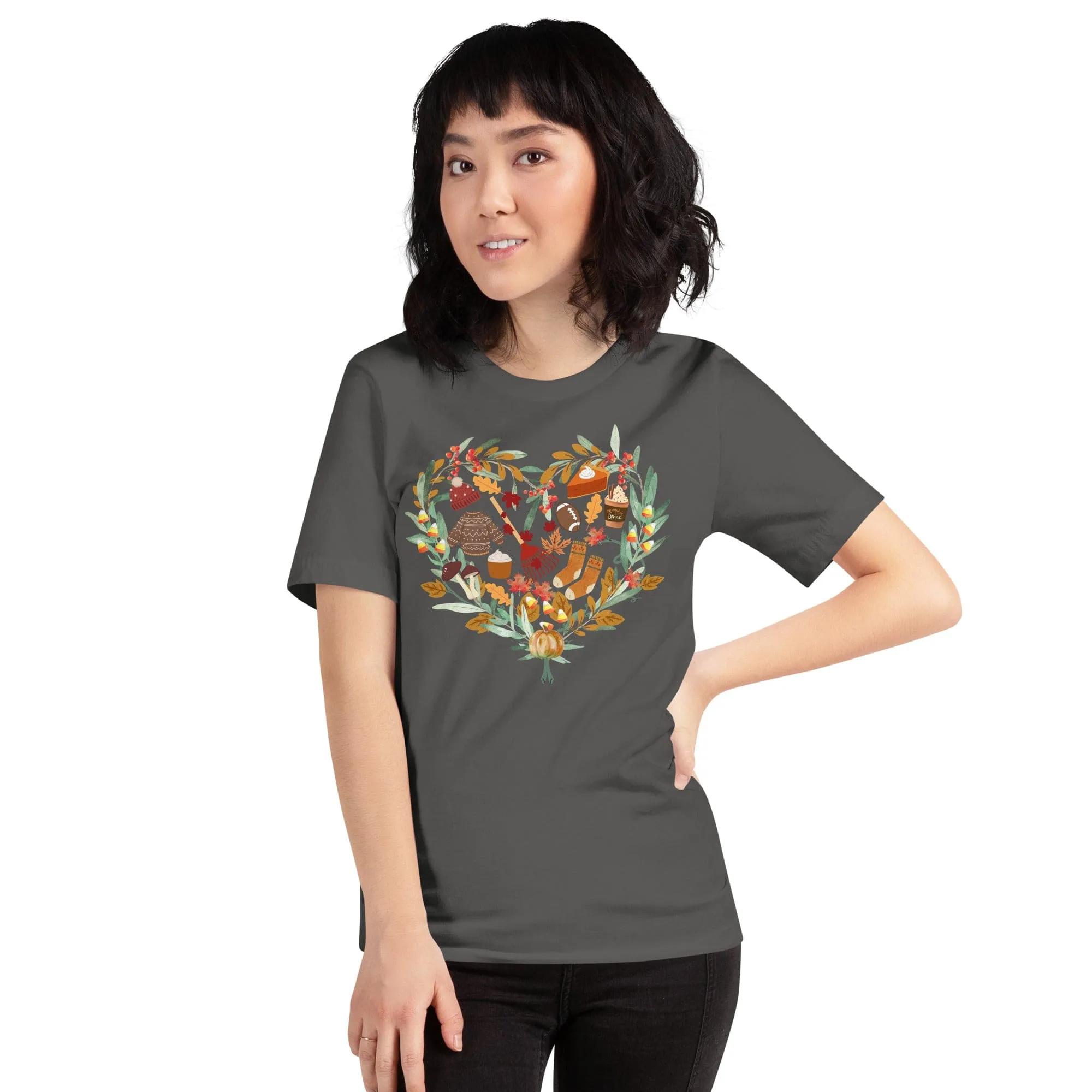 Autumn Medley T-Shirt Round Neck - XS-3XL