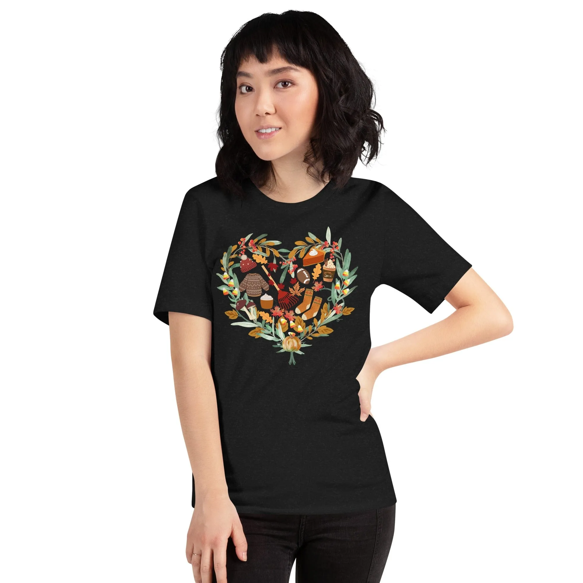 Autumn Medley T-Shirt Round Neck - XS-3XL