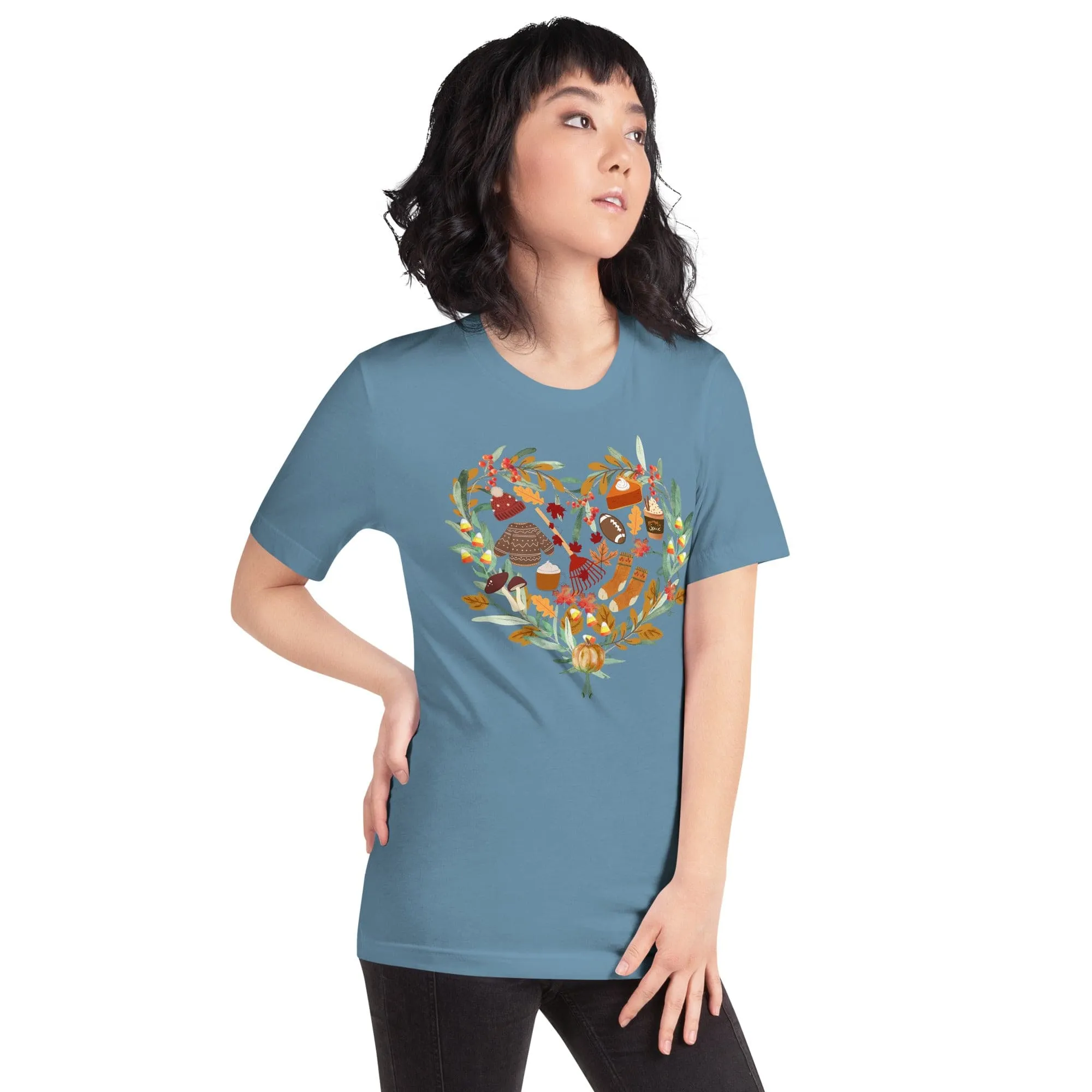 Autumn Medley T-Shirt Round Neck - XS-3XL