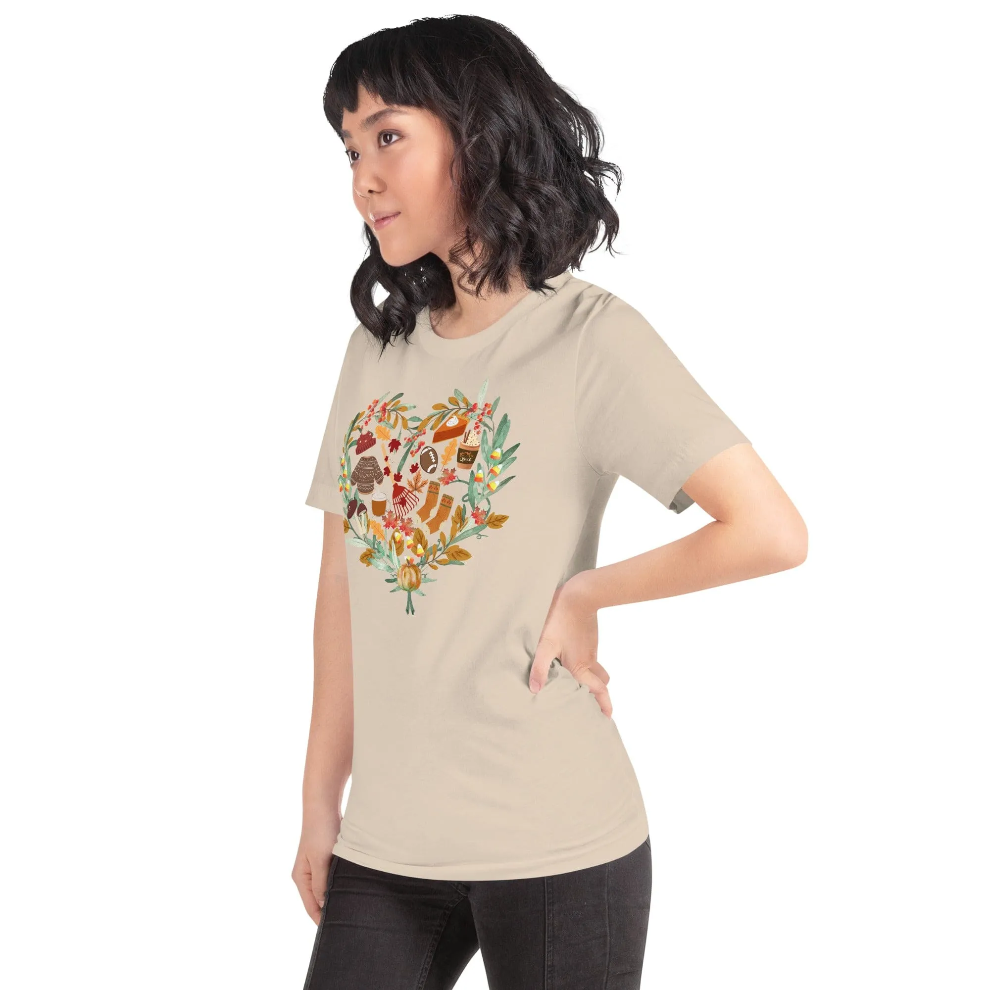 Autumn Medley T-Shirt Round Neck - XS-3XL