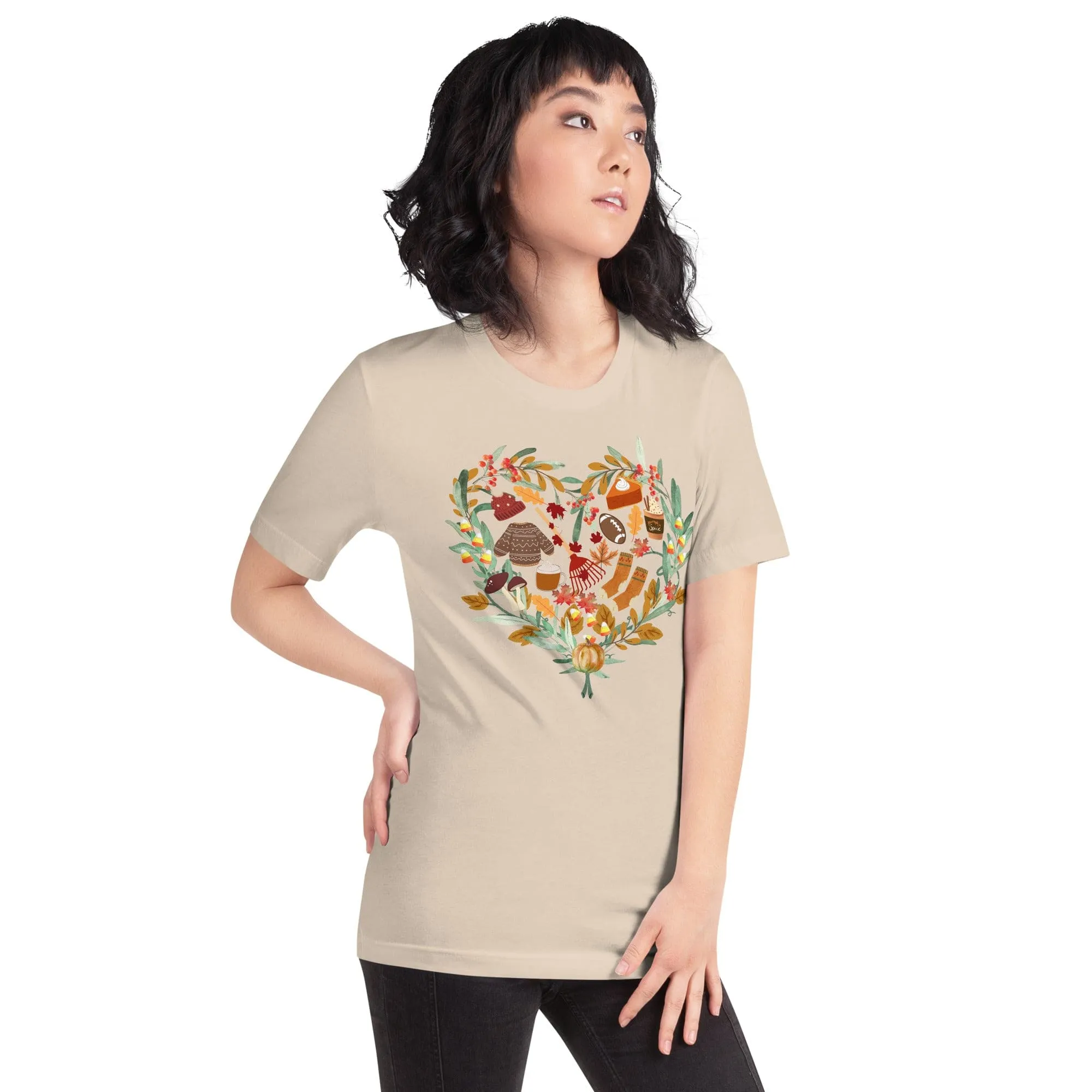 Autumn Medley T-Shirt Round Neck - XS-3XL