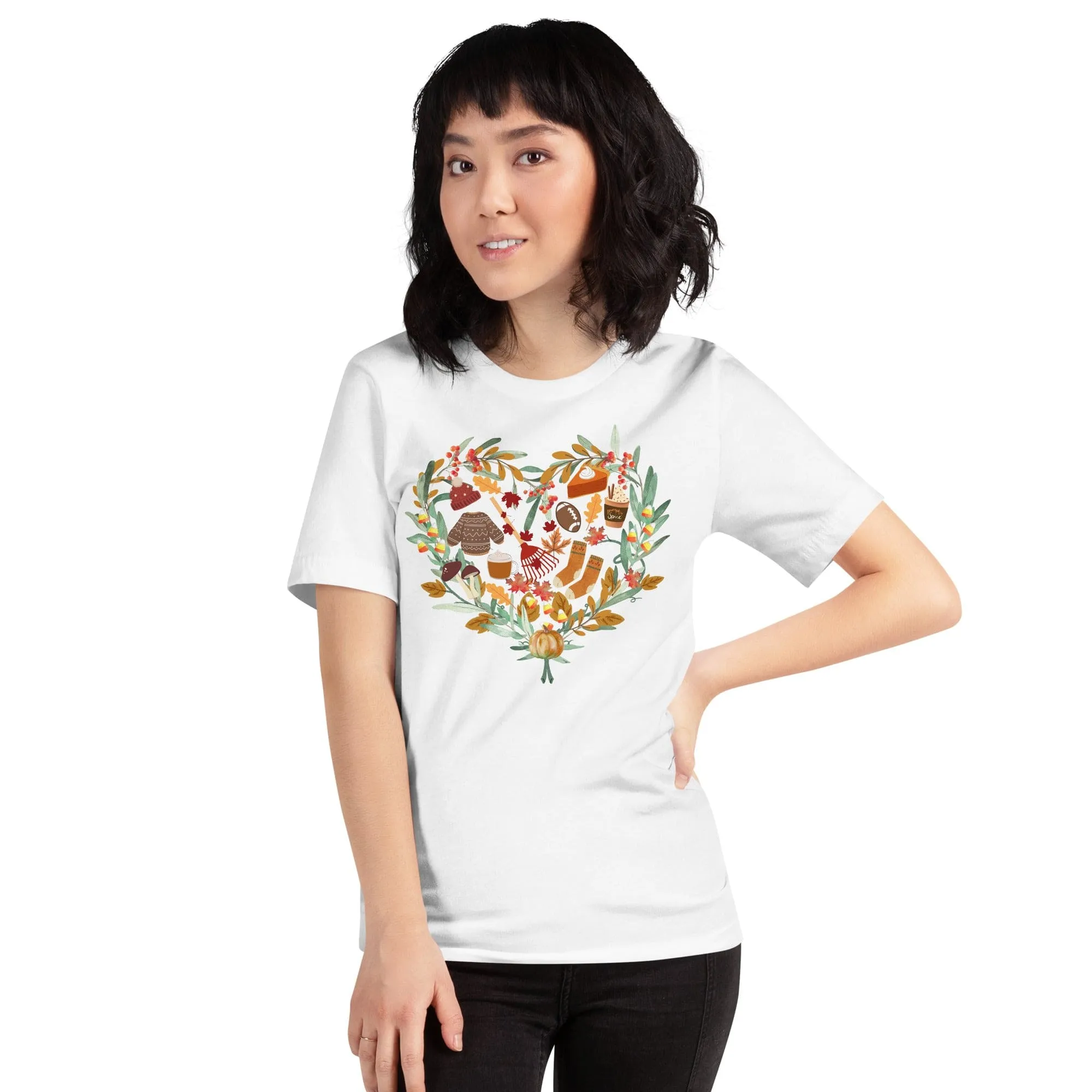 Autumn Medley T-Shirt Round Neck - XS-3XL