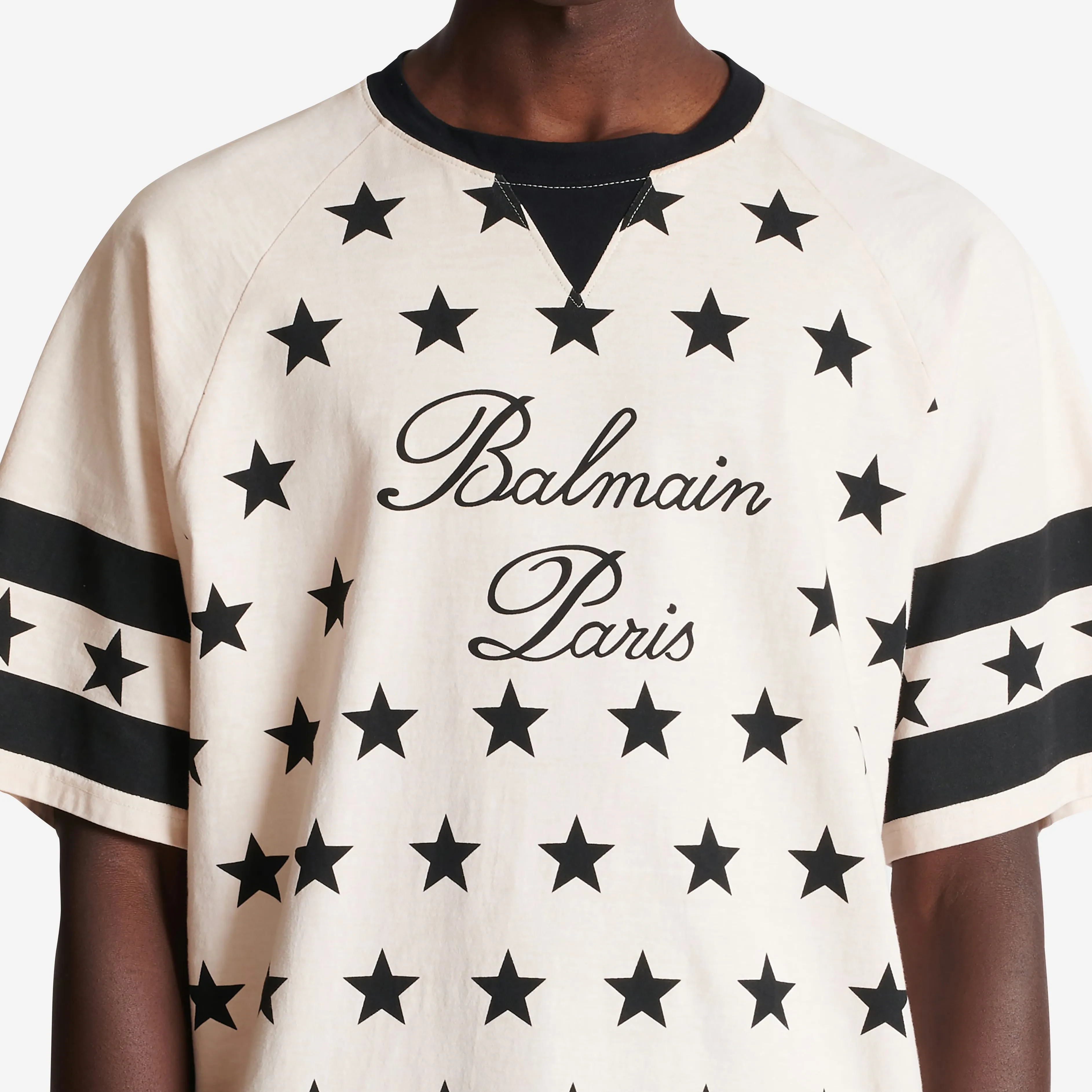 Balmain Signature Stars T-Shirt