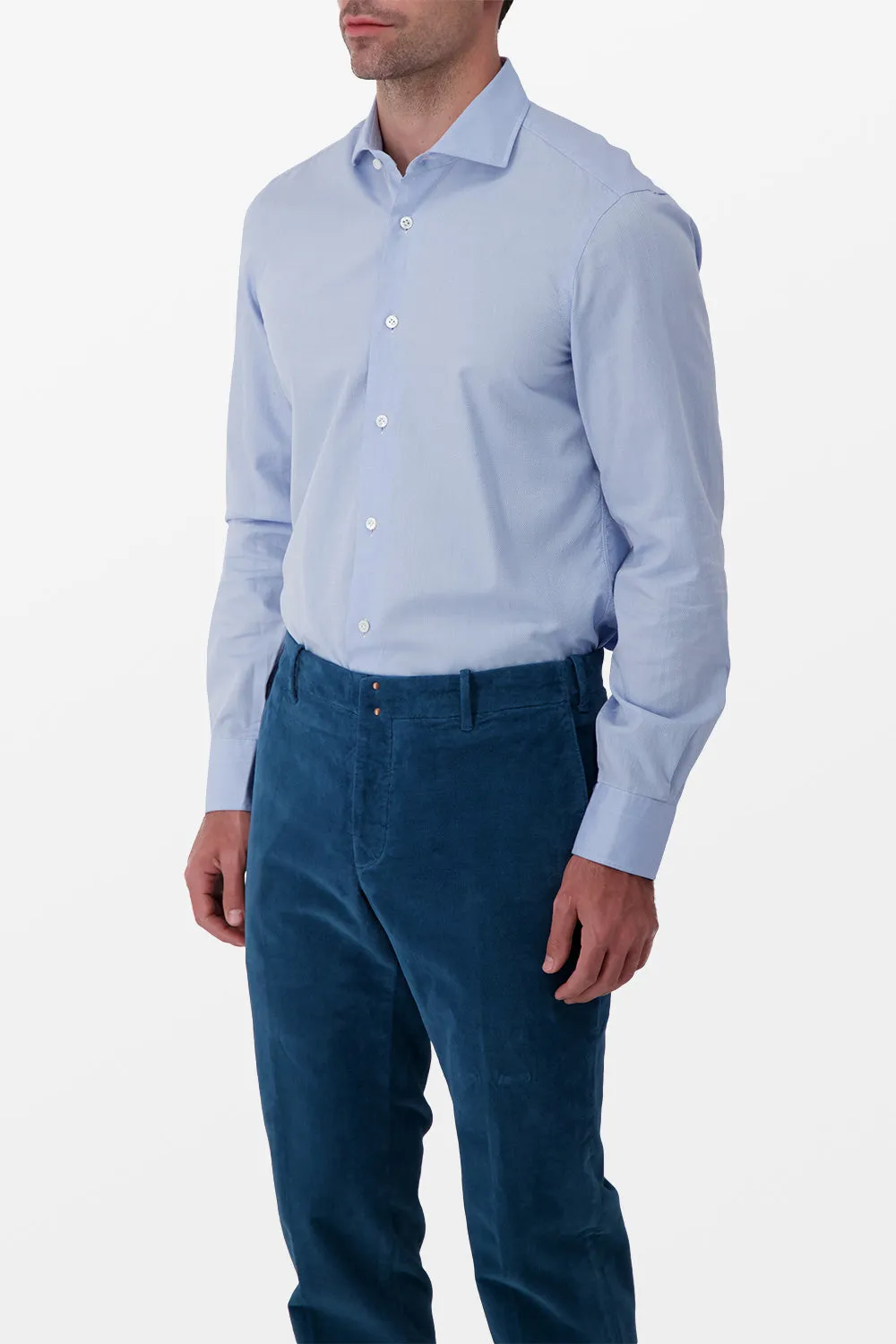 Barba Napoli Blue Classic Shirt