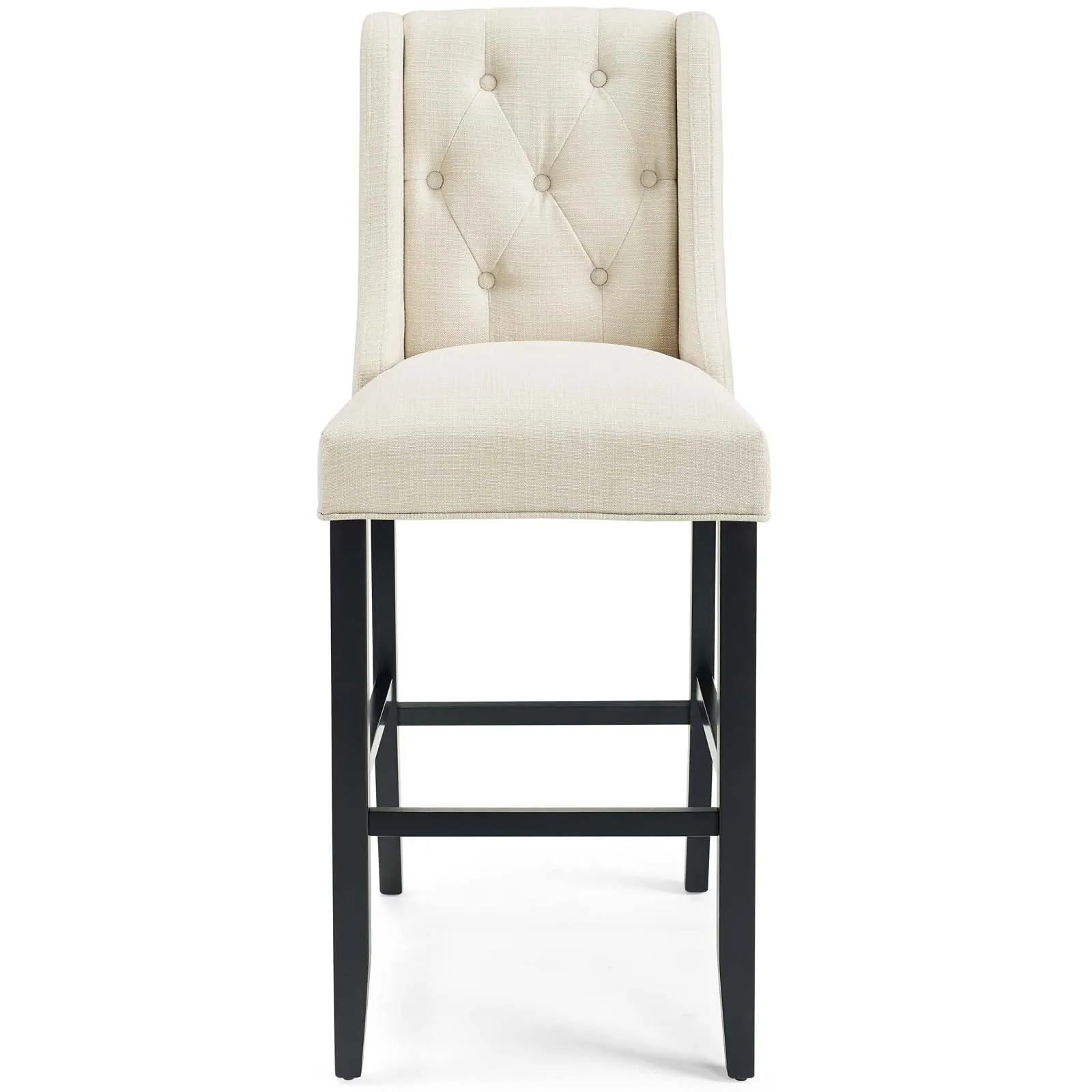 Baronet Bar Stool Upholstered Fabric Set of 2