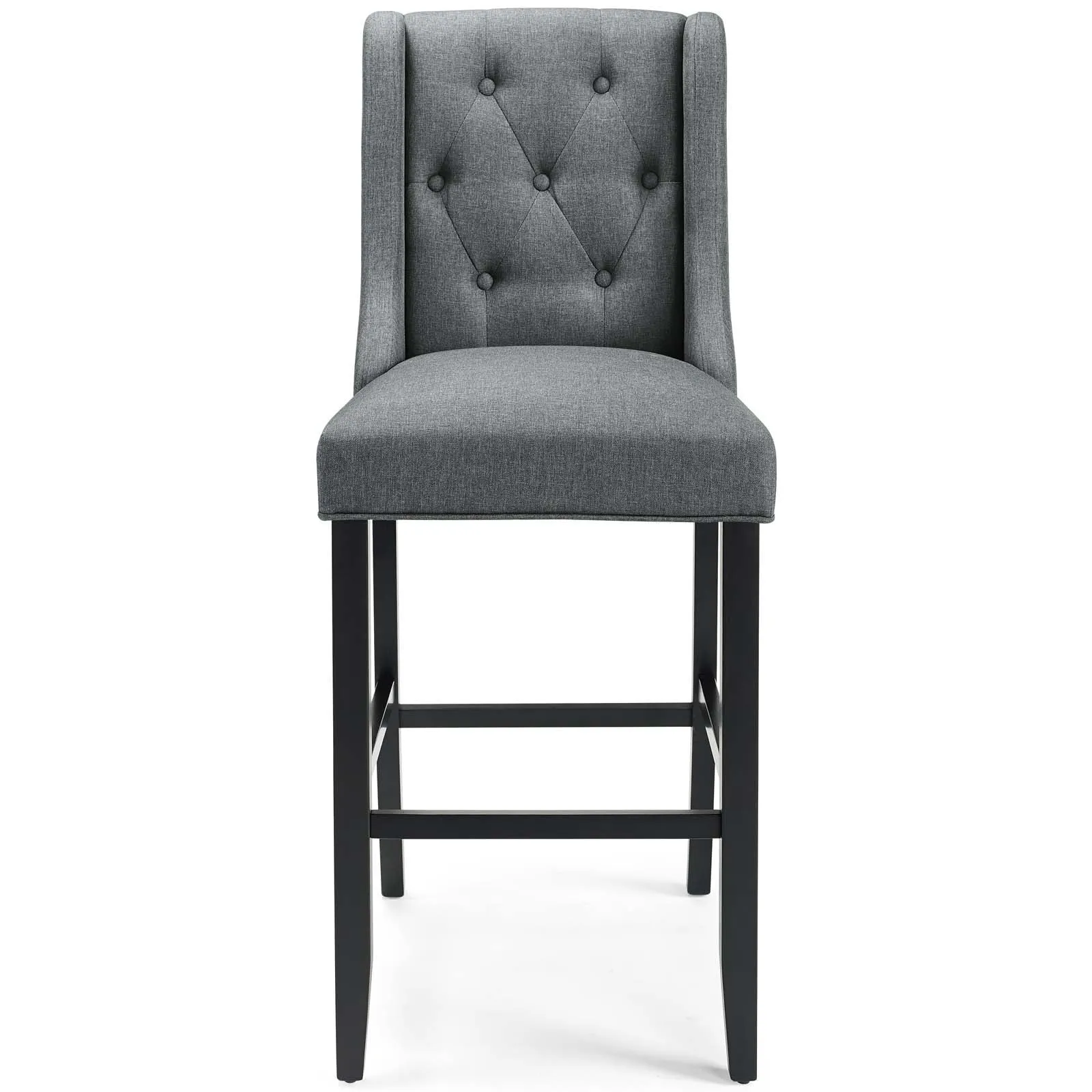 Baronet Bar Stool Upholstered Fabric Set of 2