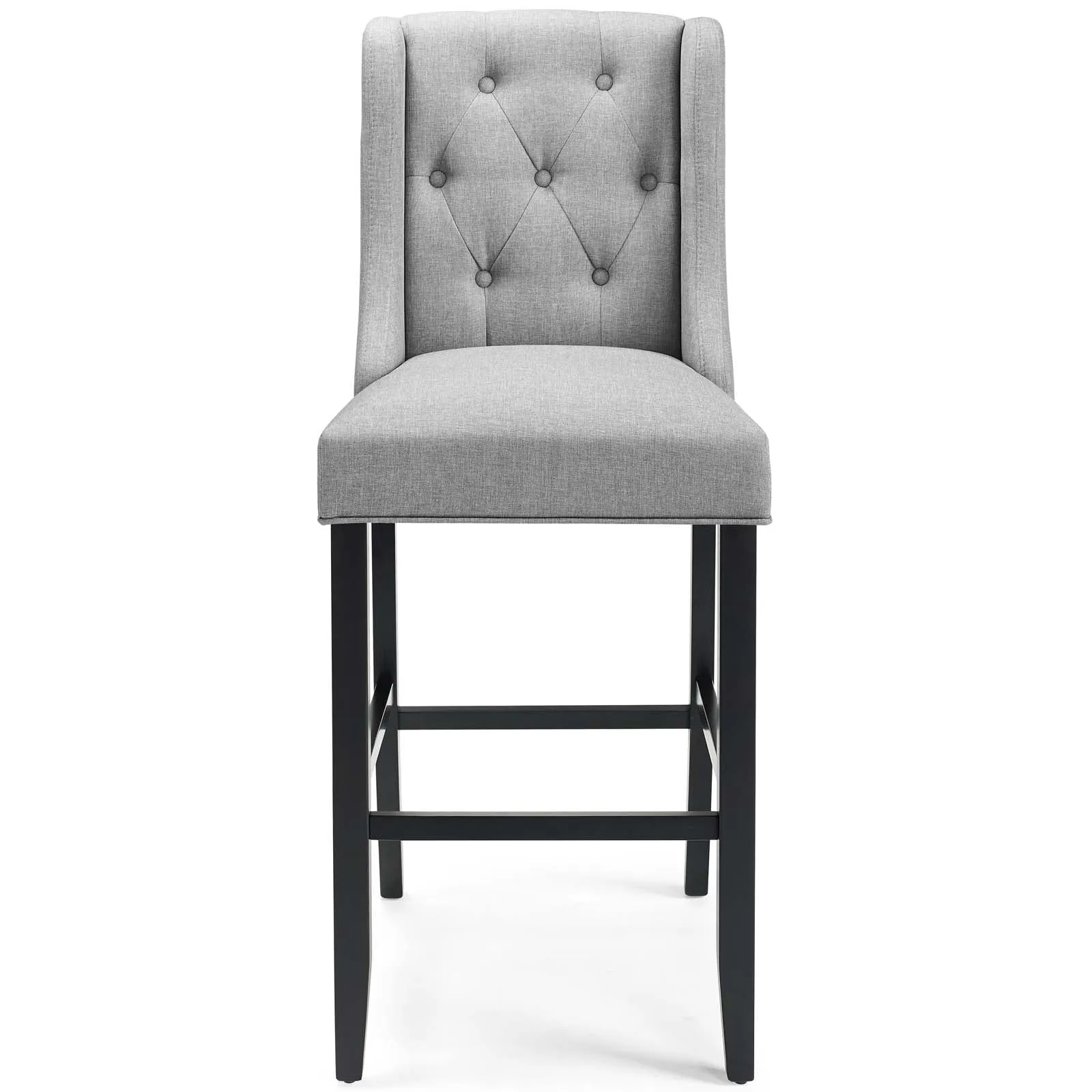 Baronet Bar Stool Upholstered Fabric Set of 2