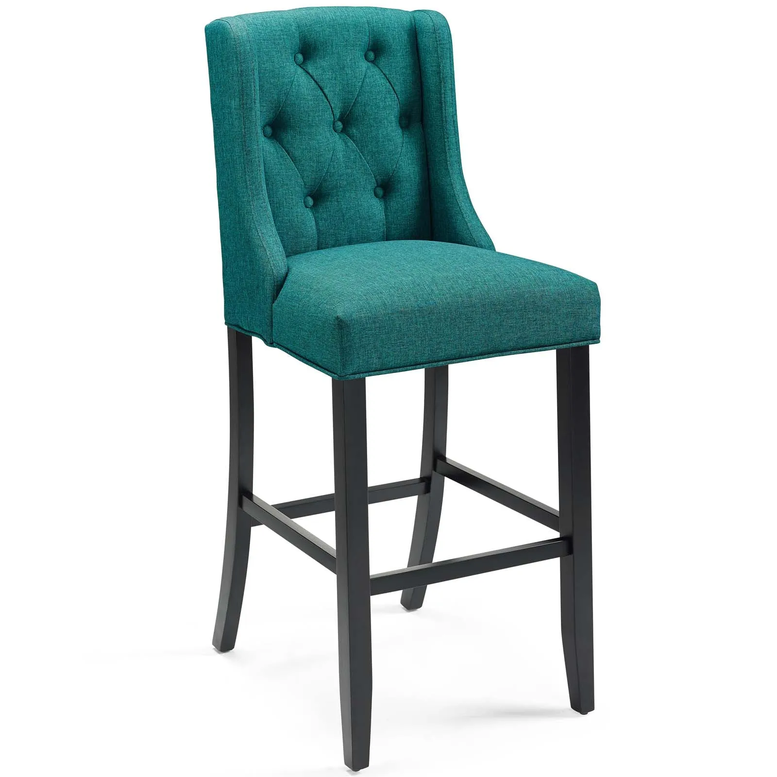 Baronet Bar Stool Upholstered Fabric Set of 2