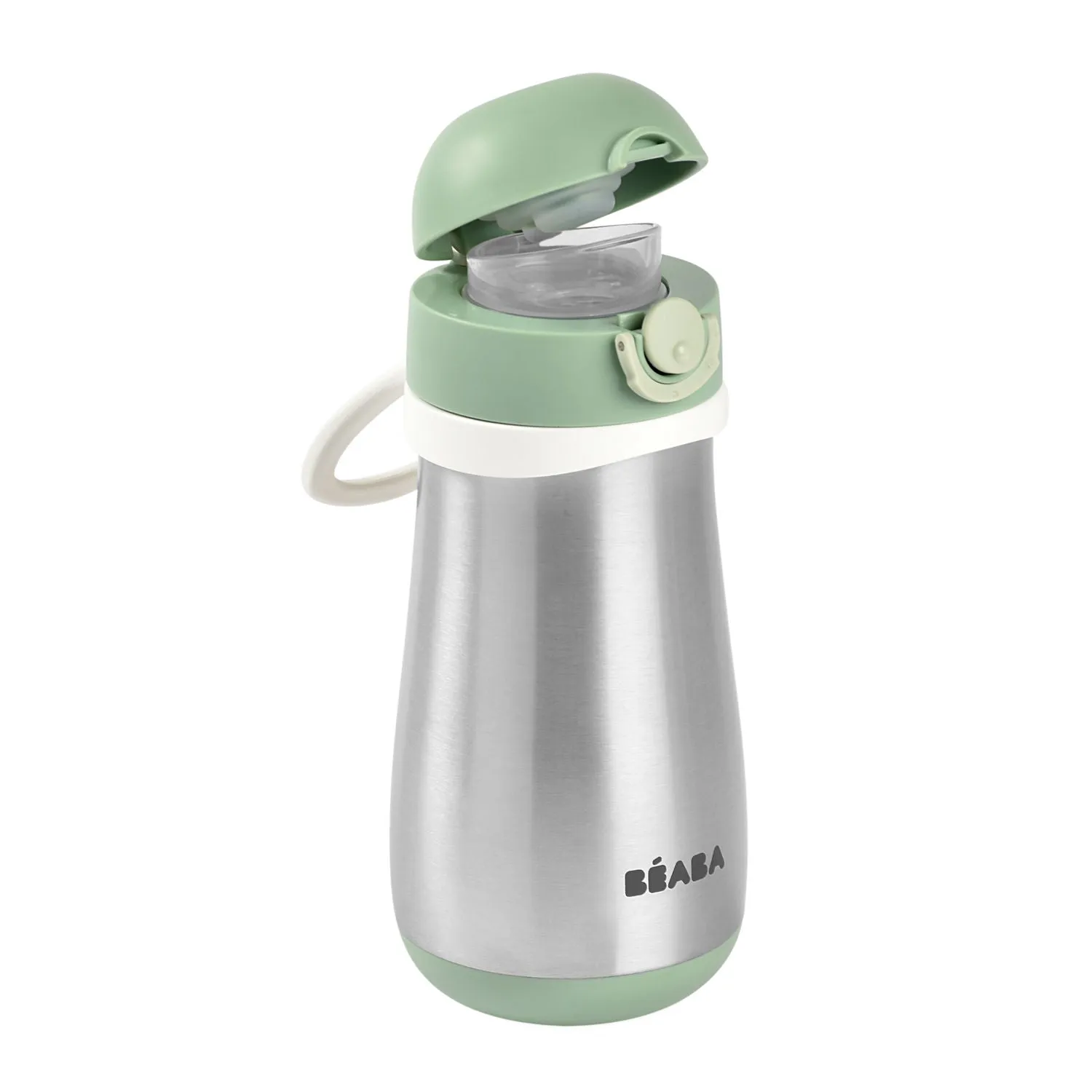 Beaba Stainless Steel Spout Cup - Sage