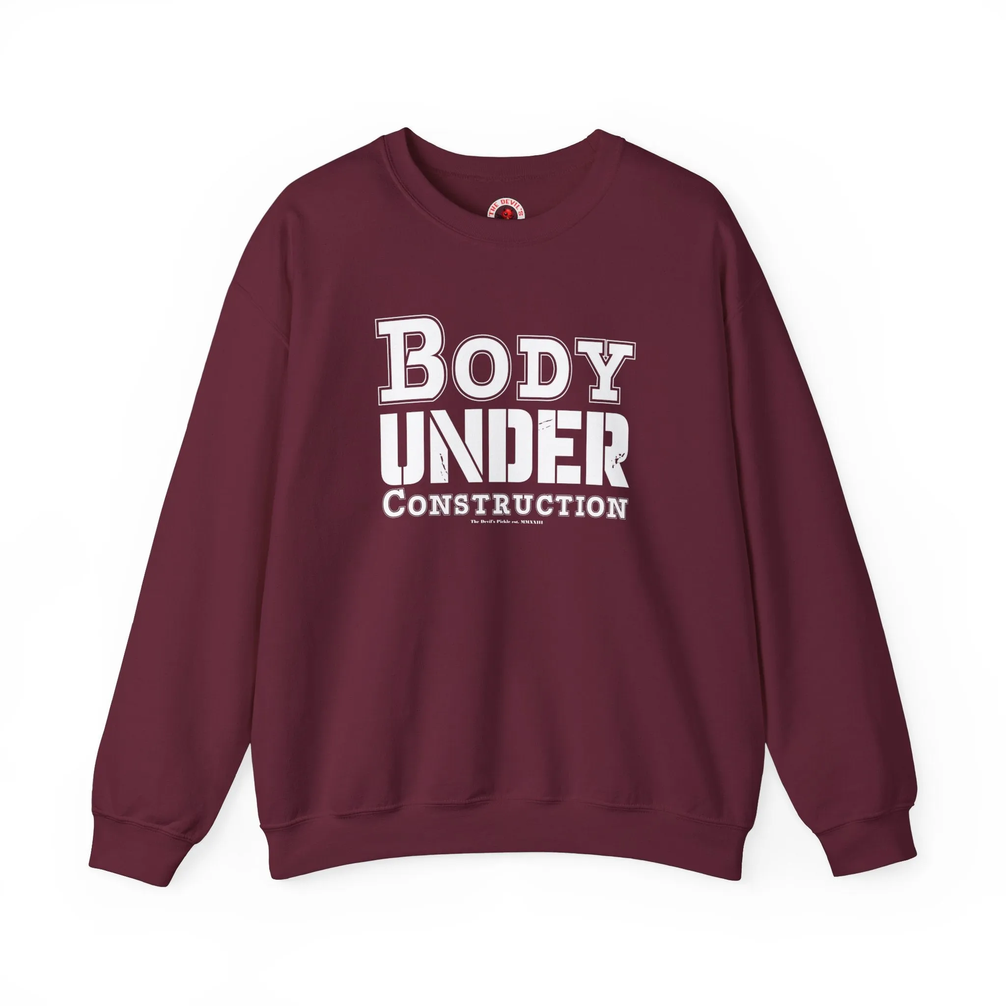 Body Under Construction Crewneck Sweatshirt