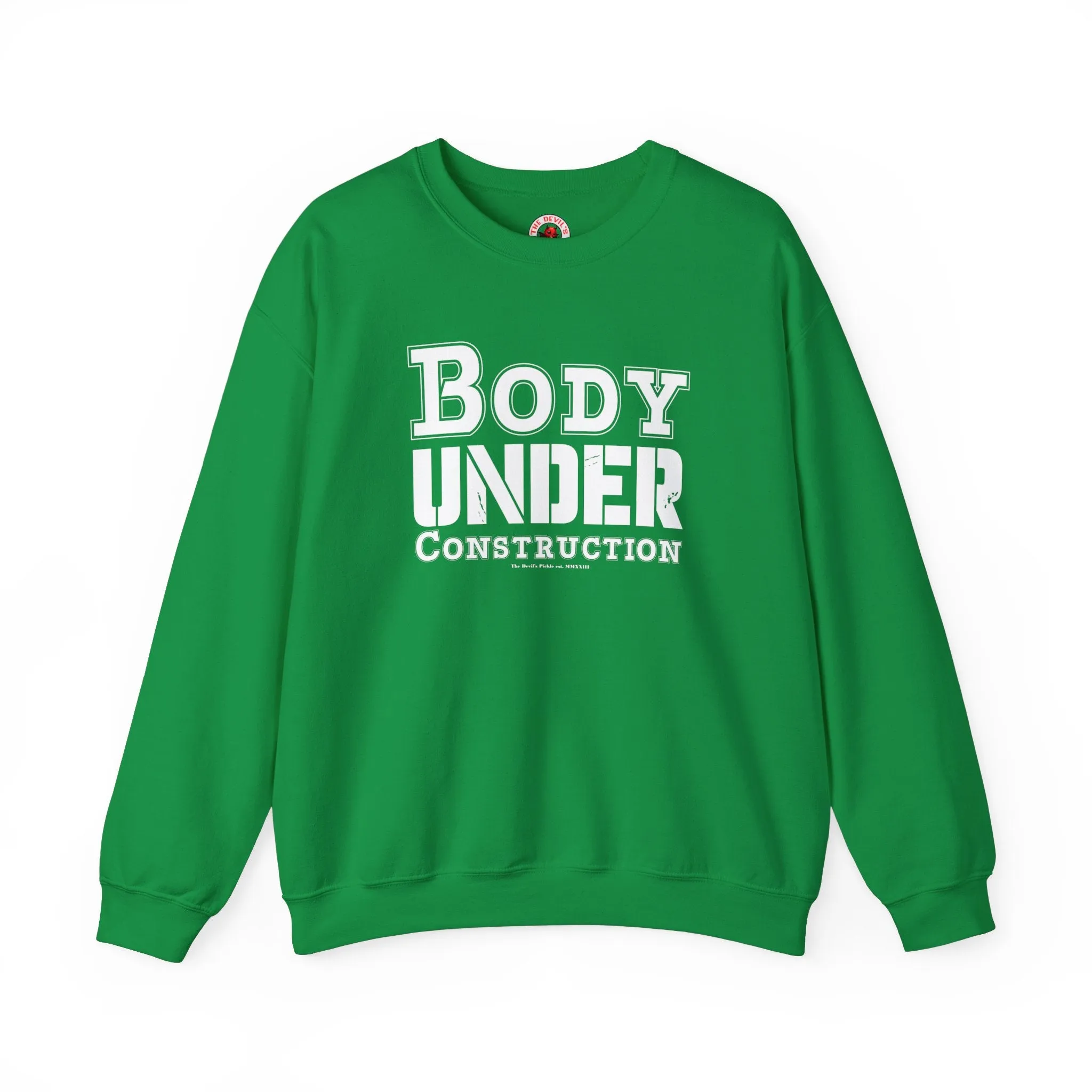 Body Under Construction Crewneck Sweatshirt