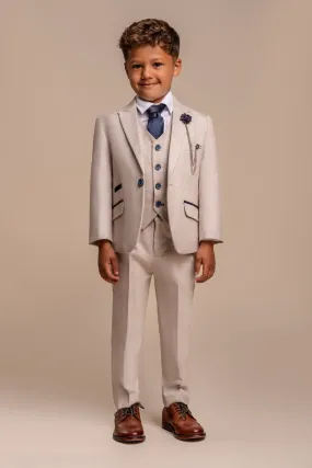 boys beige suit