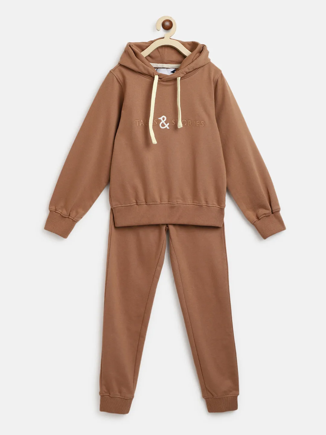 Boys/Girls Brown Sweatshirt Lounge Set