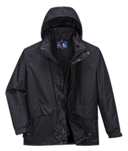 Breathable waterproof Argo Classic 3 in1 detachable fleece line work Jacket Portwest S507