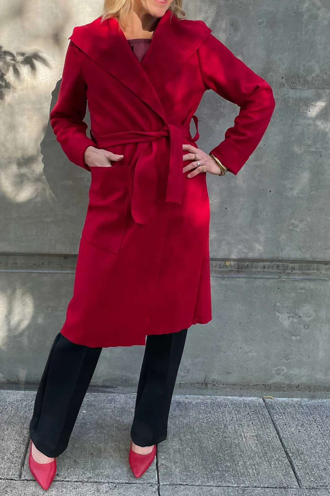 Bridget Coat - Brilliant Red