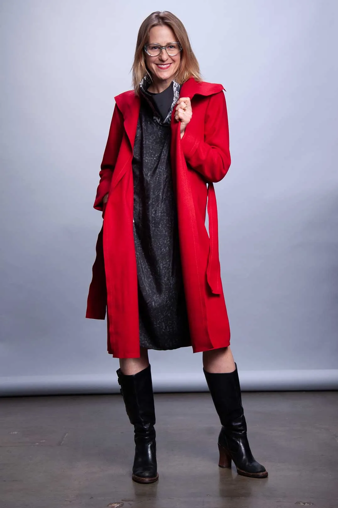 Bridget Coat - Brilliant Red