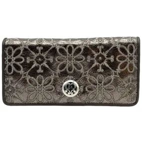 BRIGHTON "Valencia" Clutch/Wallet - Metallic Pewter