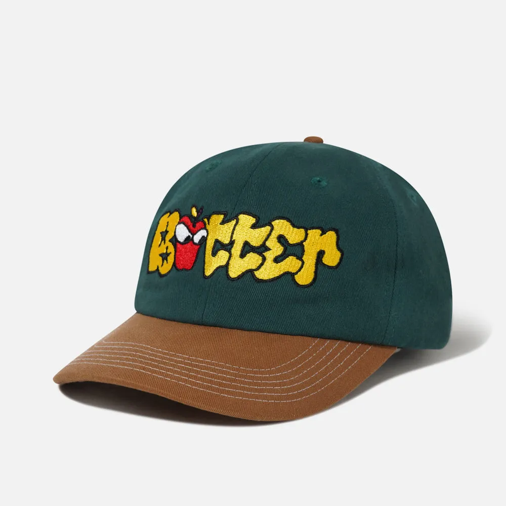 Butter Goods - Big Apple 6 Panel Cap - Forest / Brown