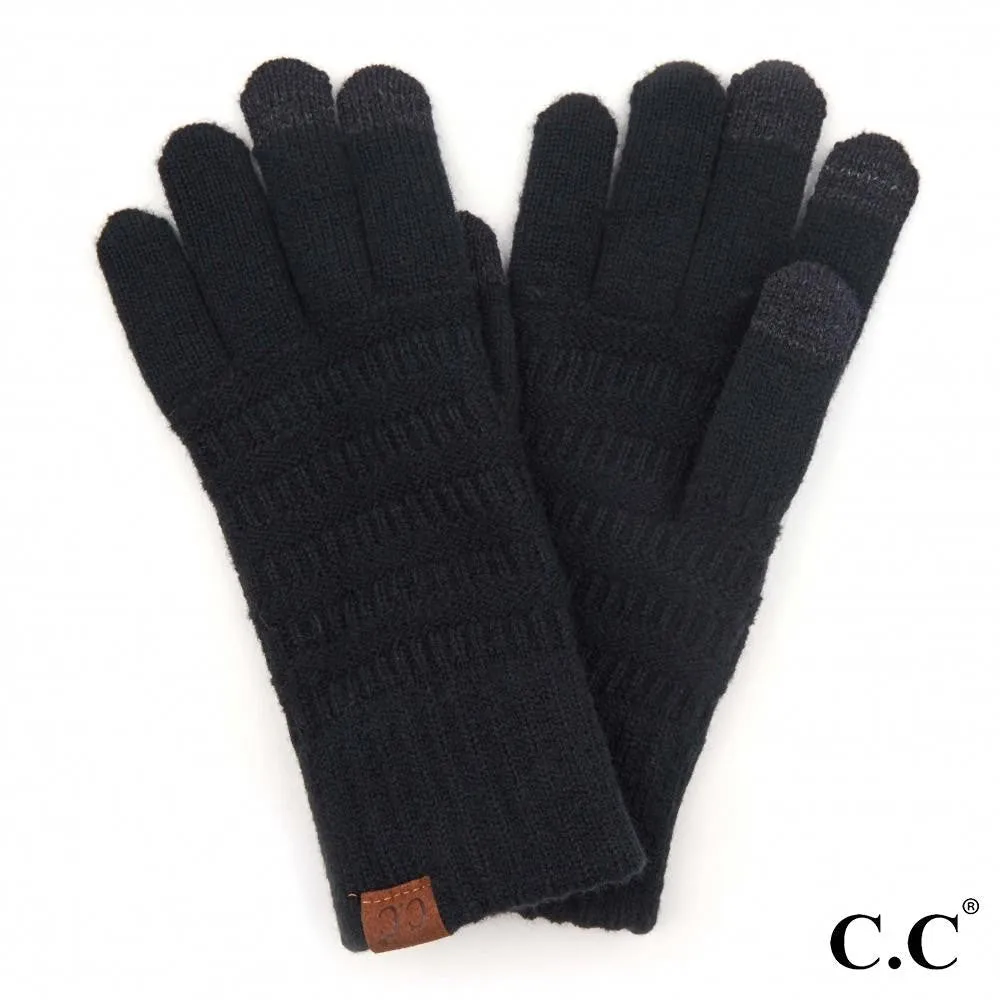 C.C Beanie {{ Ribbed Gloves }}