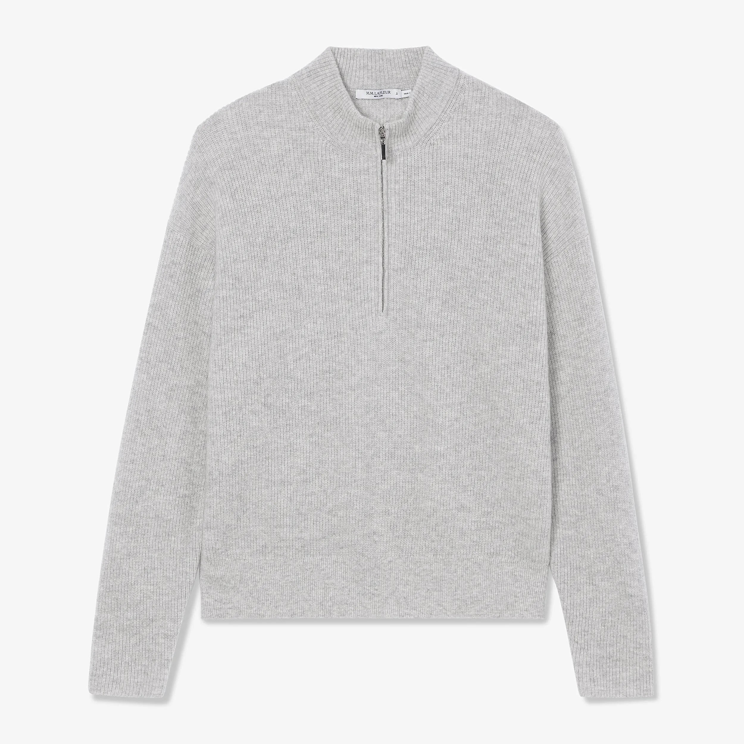 Cece Sweater - Cashmere :: Light Heather Gray