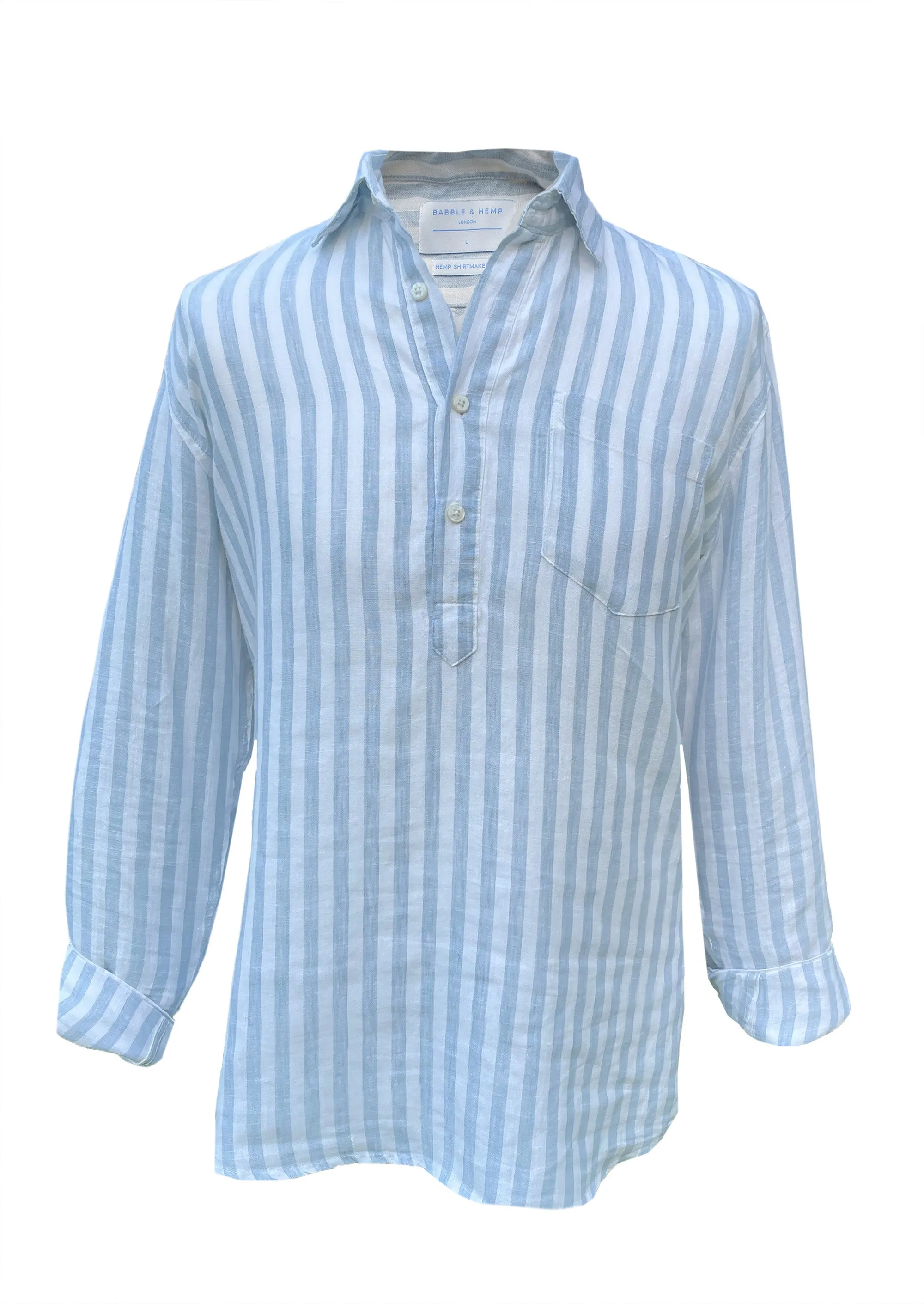 Chatham Striped Explorer Hemp Shirt