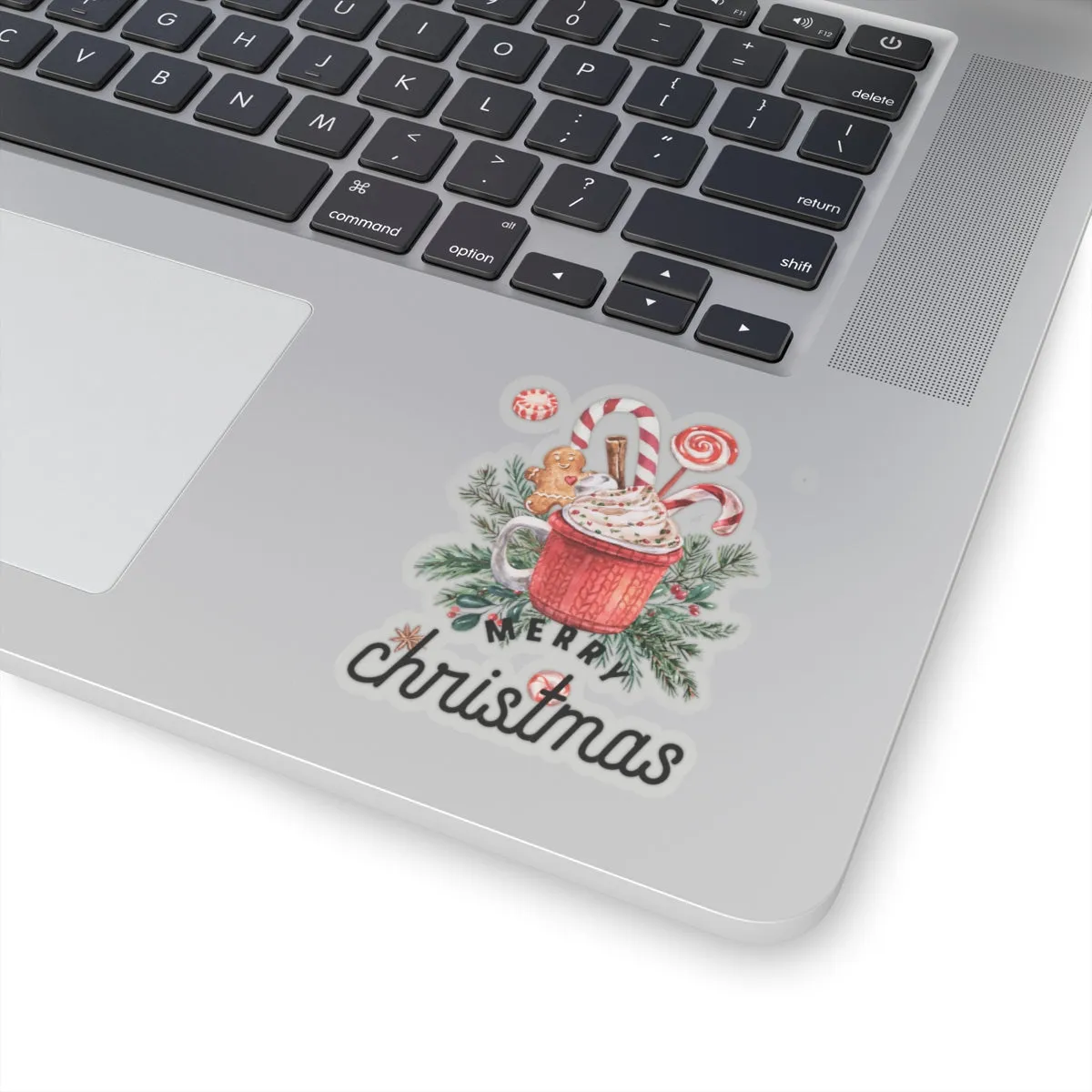 Christmas Cheer Merry Christmas Kiss-Cut Stickers