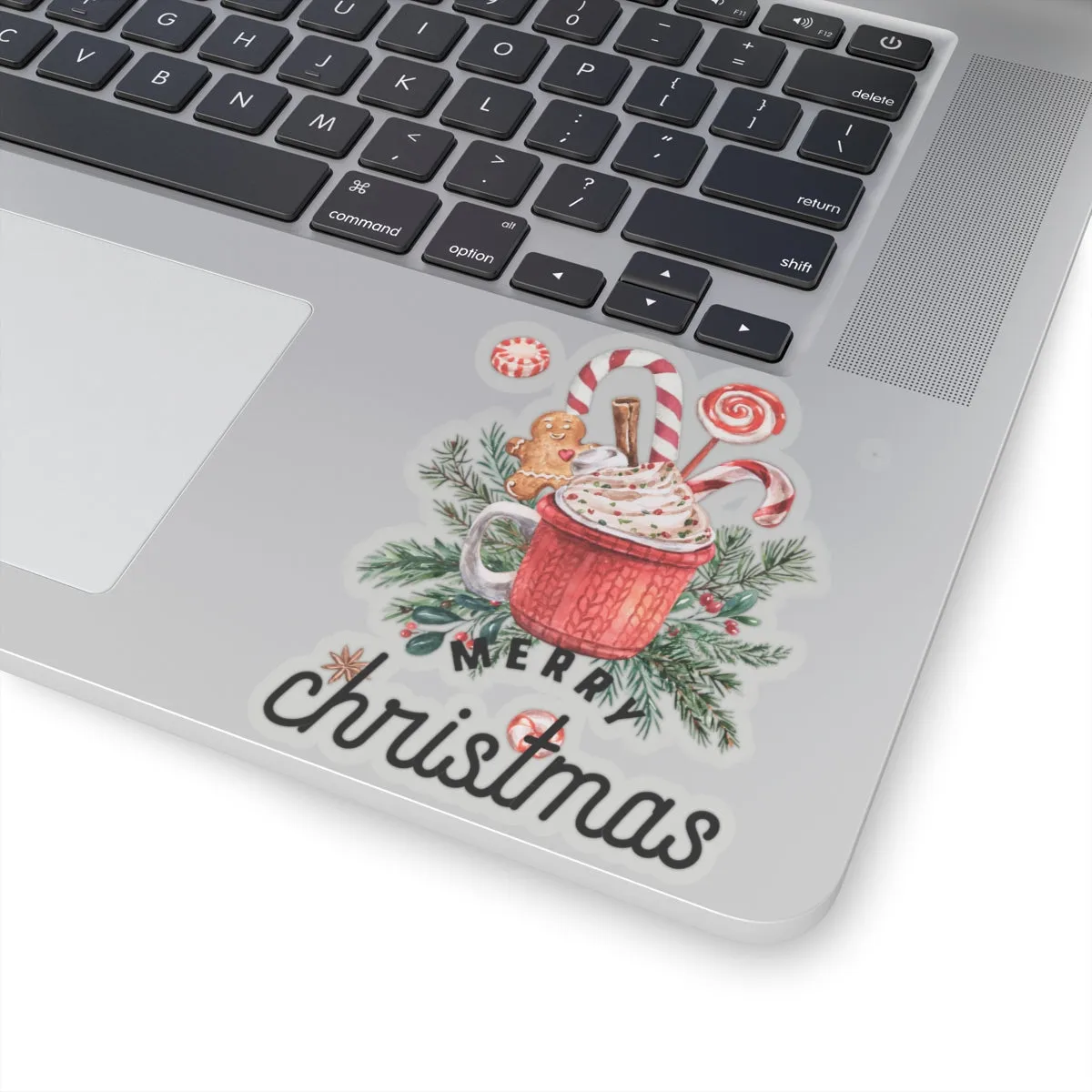 Christmas Cheer Merry Christmas Kiss-Cut Stickers