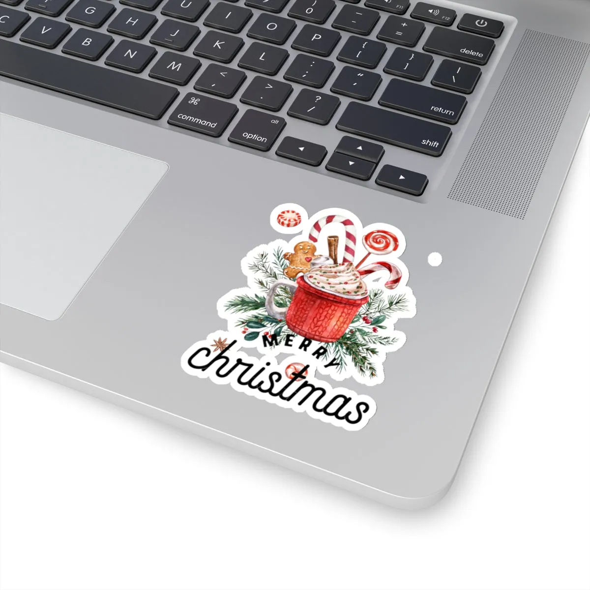 Christmas Cheer Merry Christmas Kiss-Cut Stickers