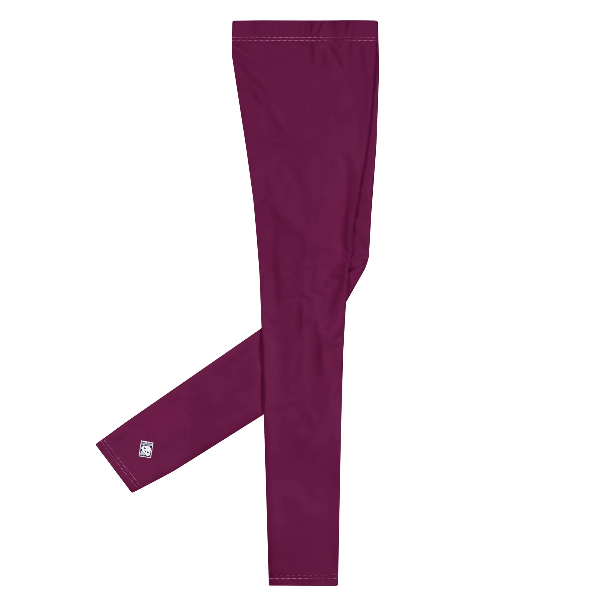 City Vibes: Solid Color Yoga Pants Leggings for Him - Tyrian Purple