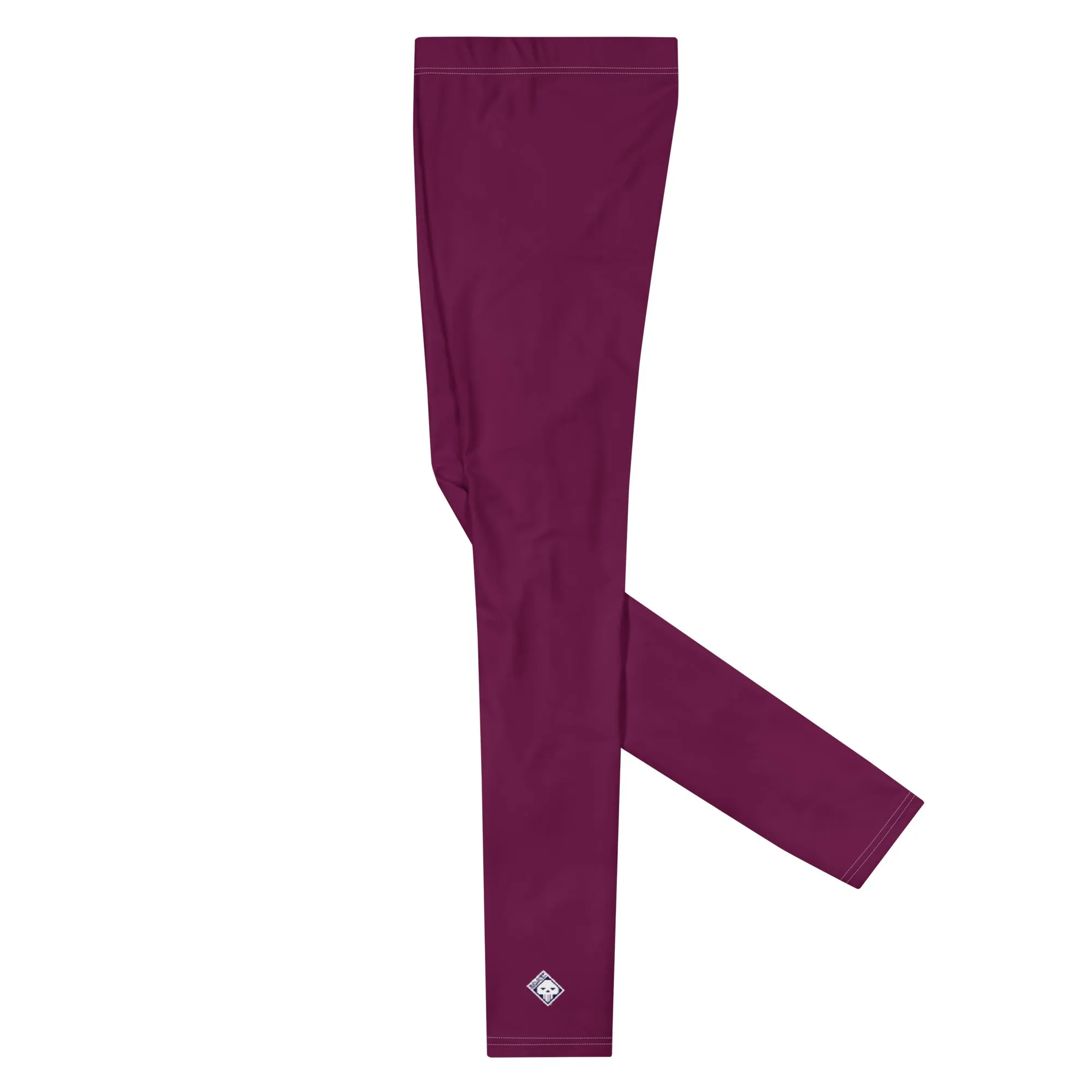 City Vibes: Solid Color Yoga Pants Leggings for Him - Tyrian Purple