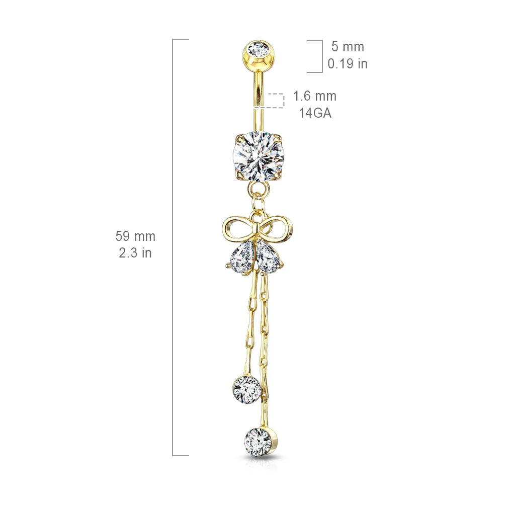 Ciảra Bow-Tie Belly Ring