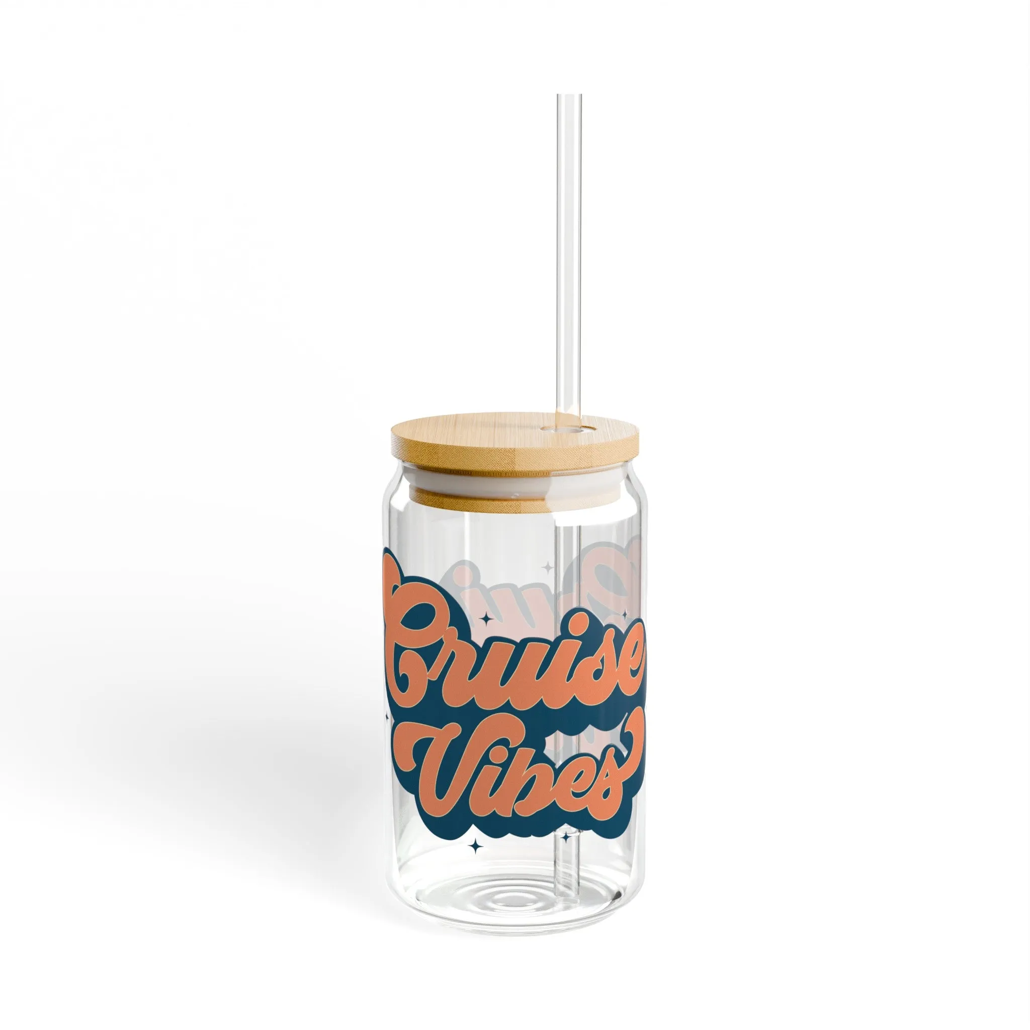 Cruise Vibes - Sipper Glass, 16oz