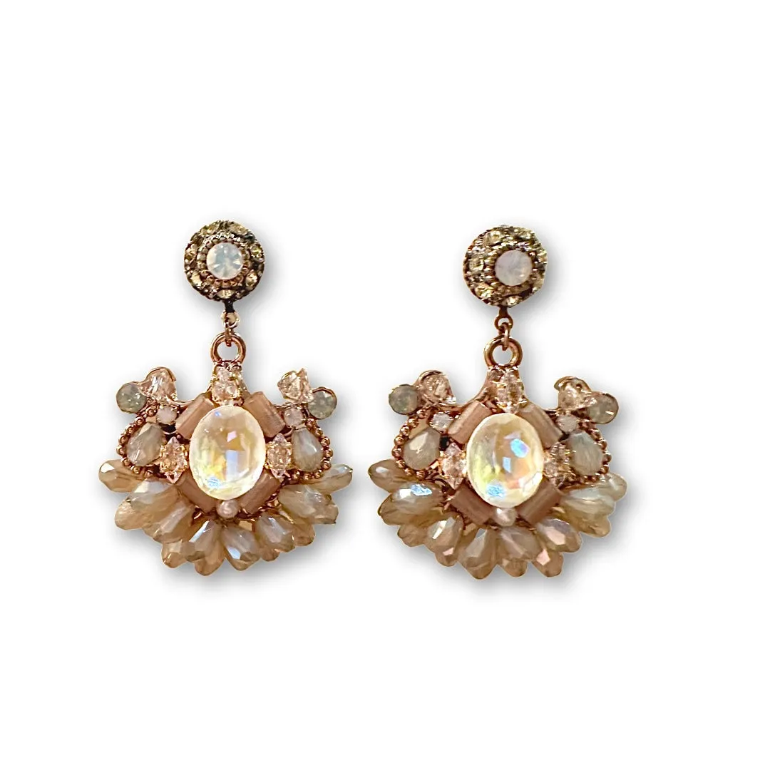 Crystie Mini Cluster Statement Earrings