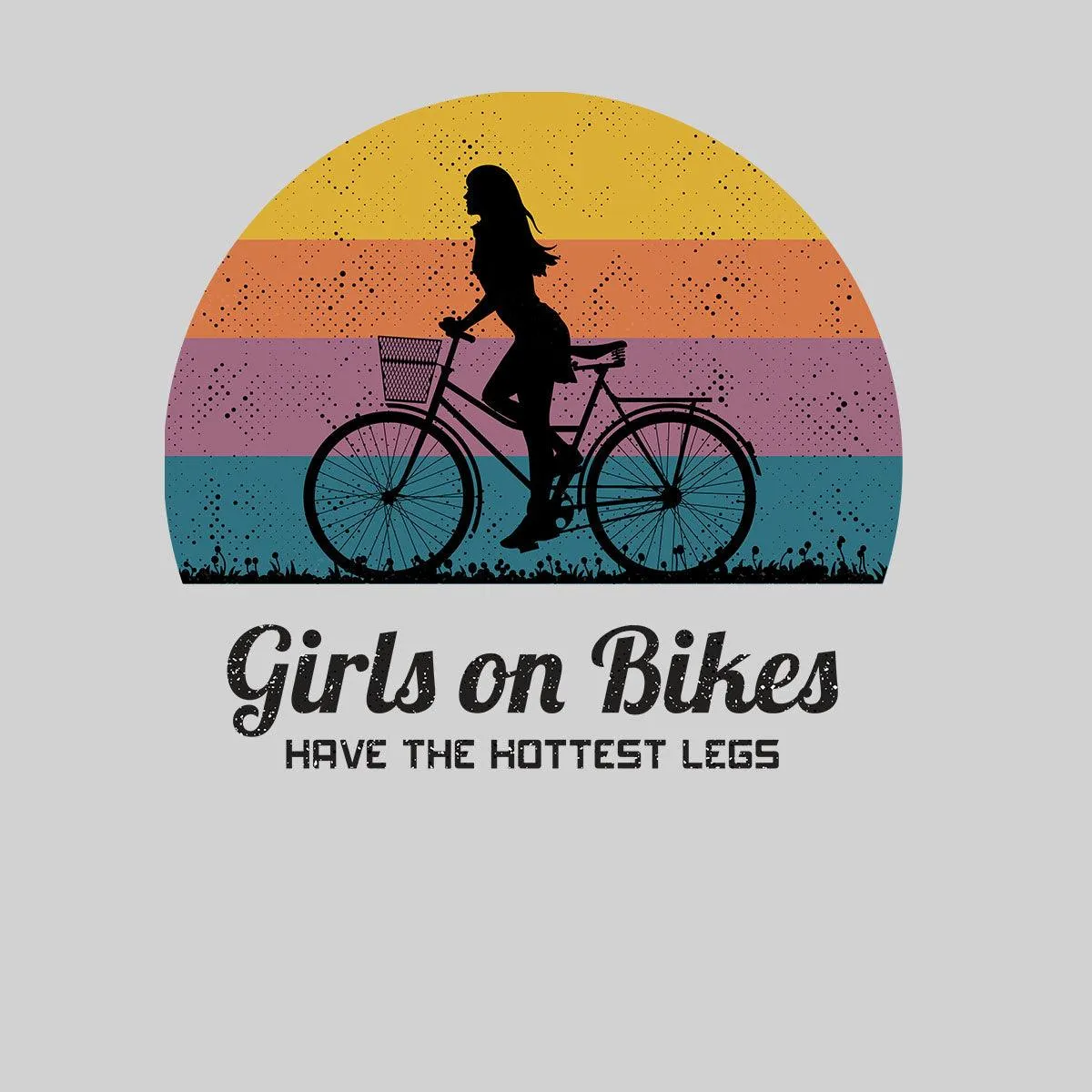 Cycling T-Shirt Girls on Bikes Hottest legs Bicycle Racer Road T-shirt for Kids